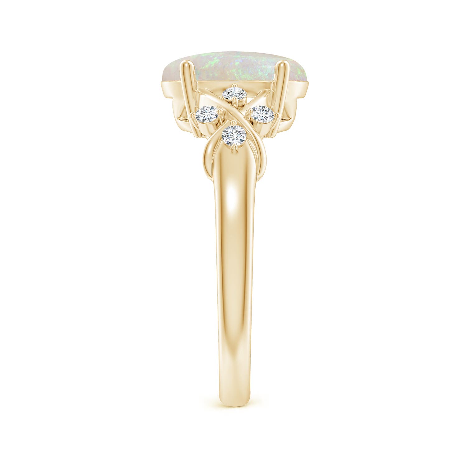 AA - Opal / 1.62 CT / 14 KT Yellow Gold