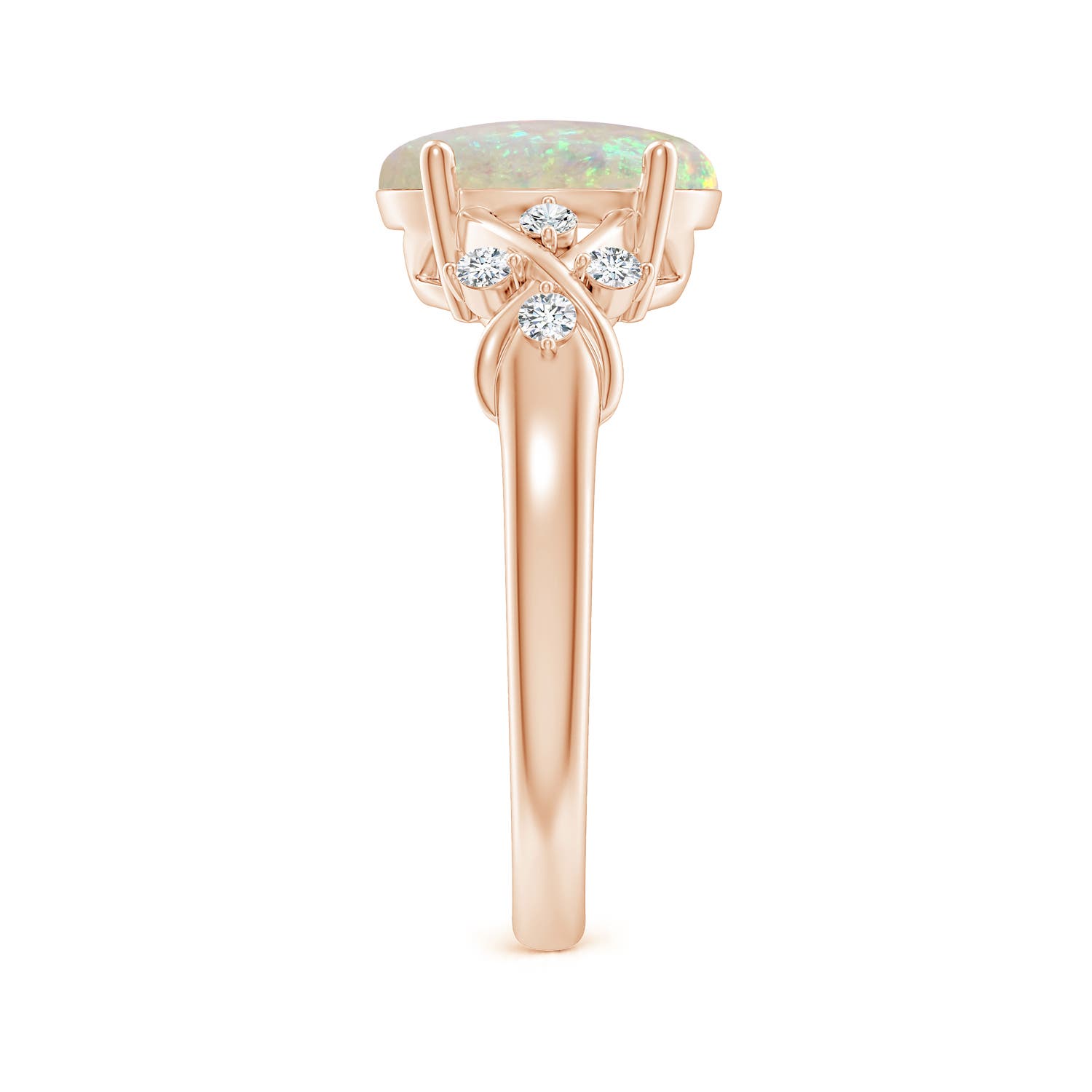 AAA - Opal / 1.62 CT / 14 KT Rose Gold