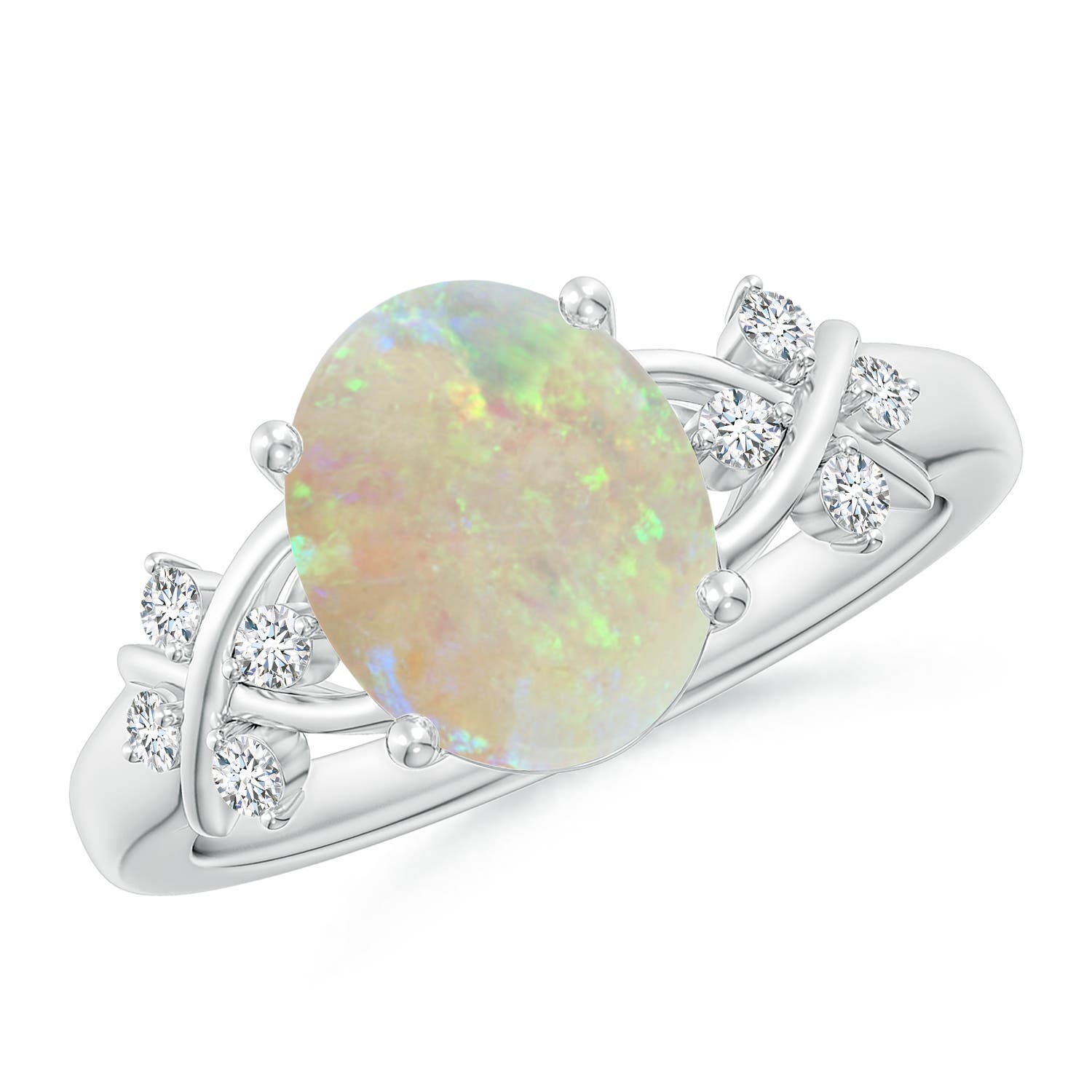 AAA - Opal / 1.62 CT / 14 KT White Gold