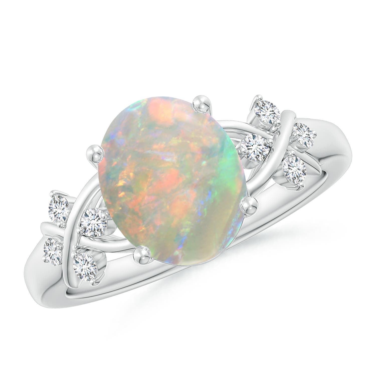 AAAA - Opal / 1.62 CT / 14 KT White Gold