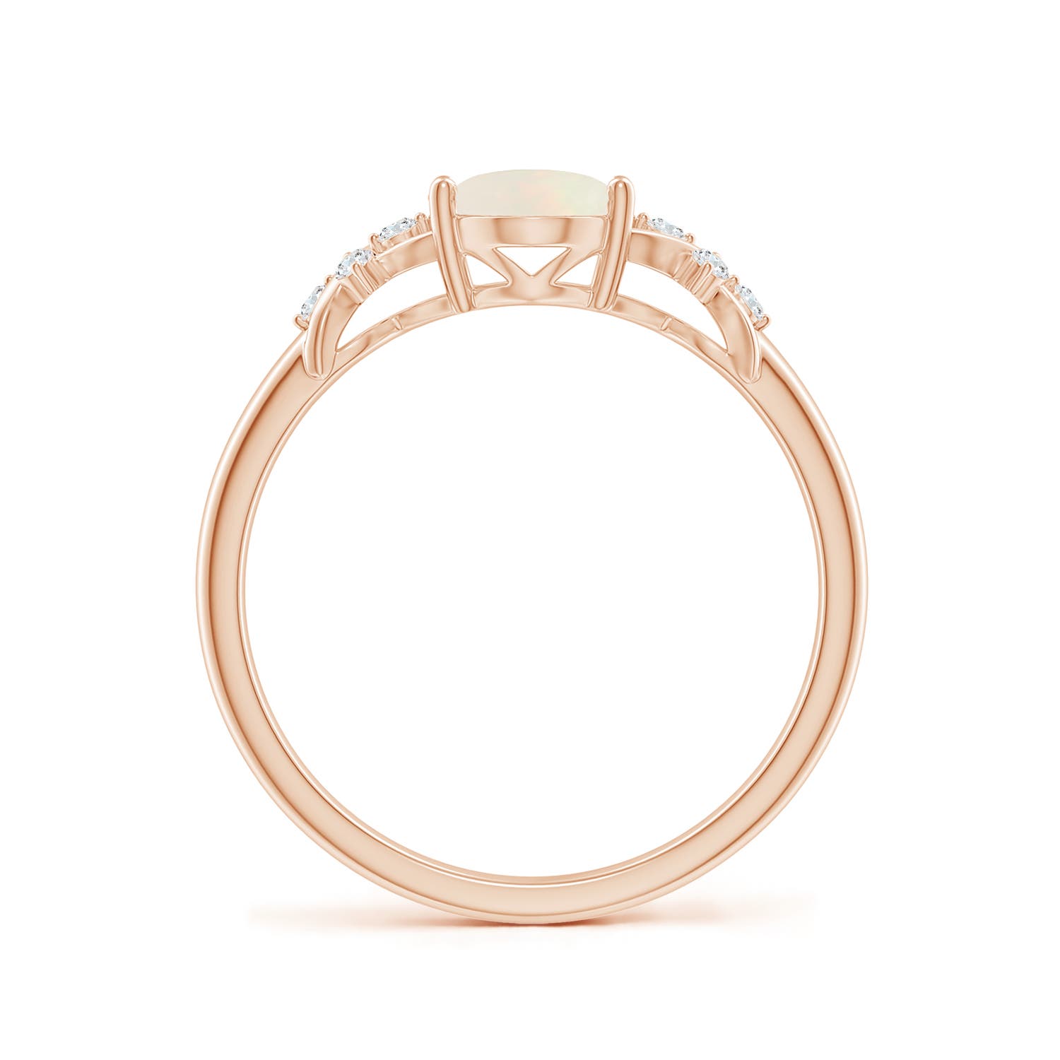 A - Opal / 0.88 CT / 14 KT Rose Gold