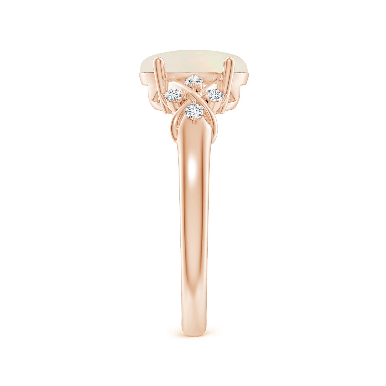 A - Opal / 1.21 CT / 14 KT Rose Gold