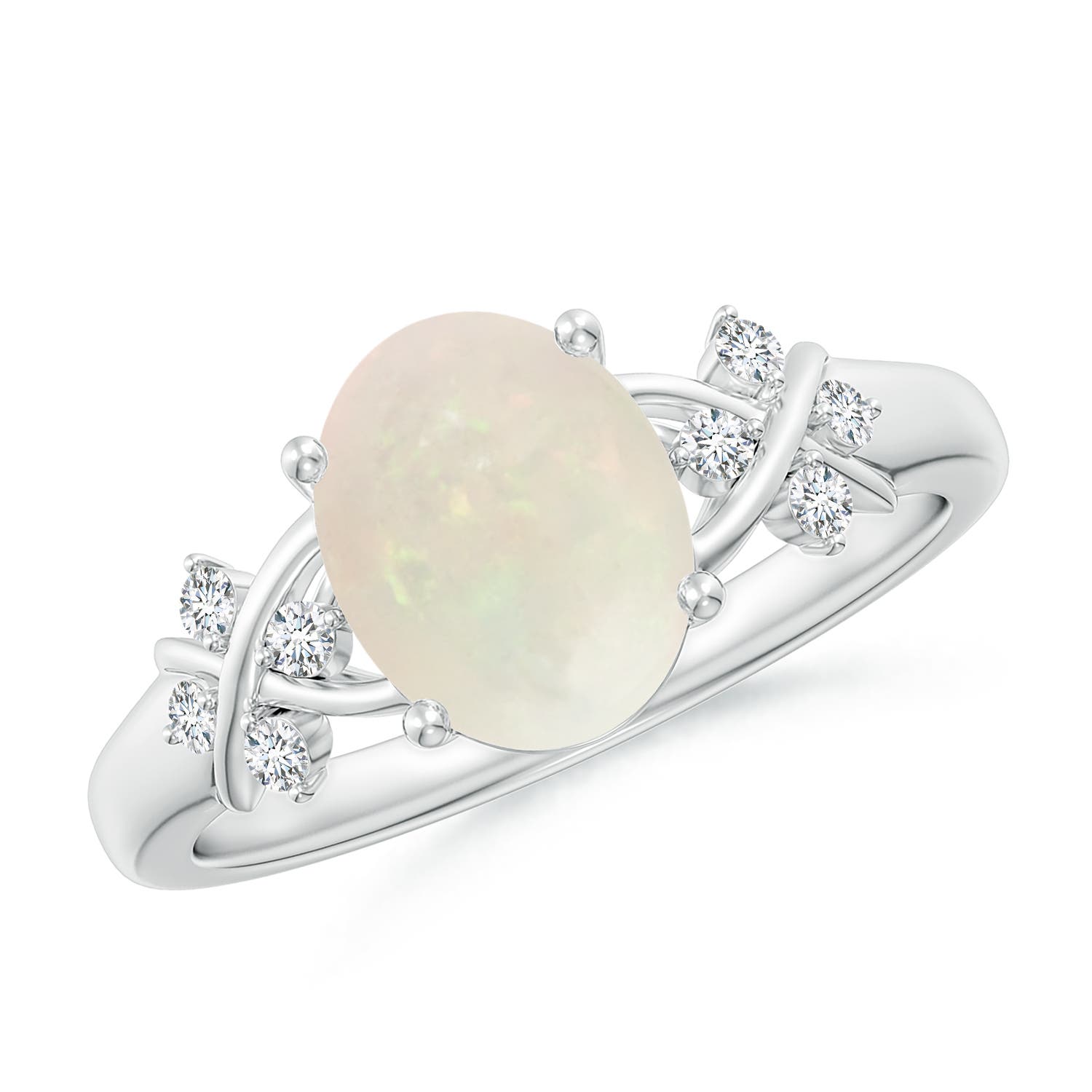 A - Opal / 1.21 CT / 14 KT White Gold