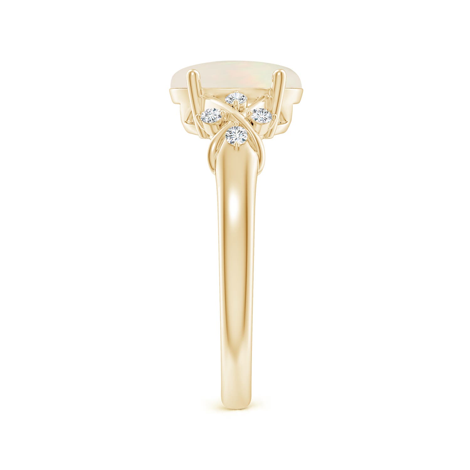 A - Opal / 1.21 CT / 14 KT Yellow Gold