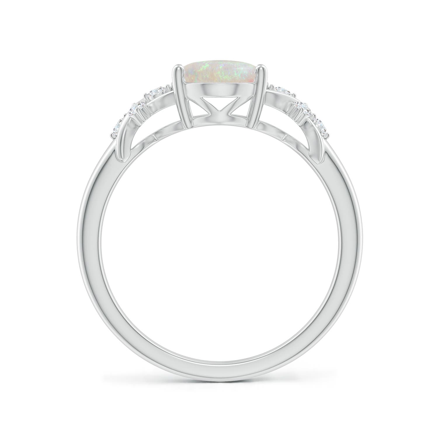 AA - Opal / 1.21 CT / 14 KT White Gold