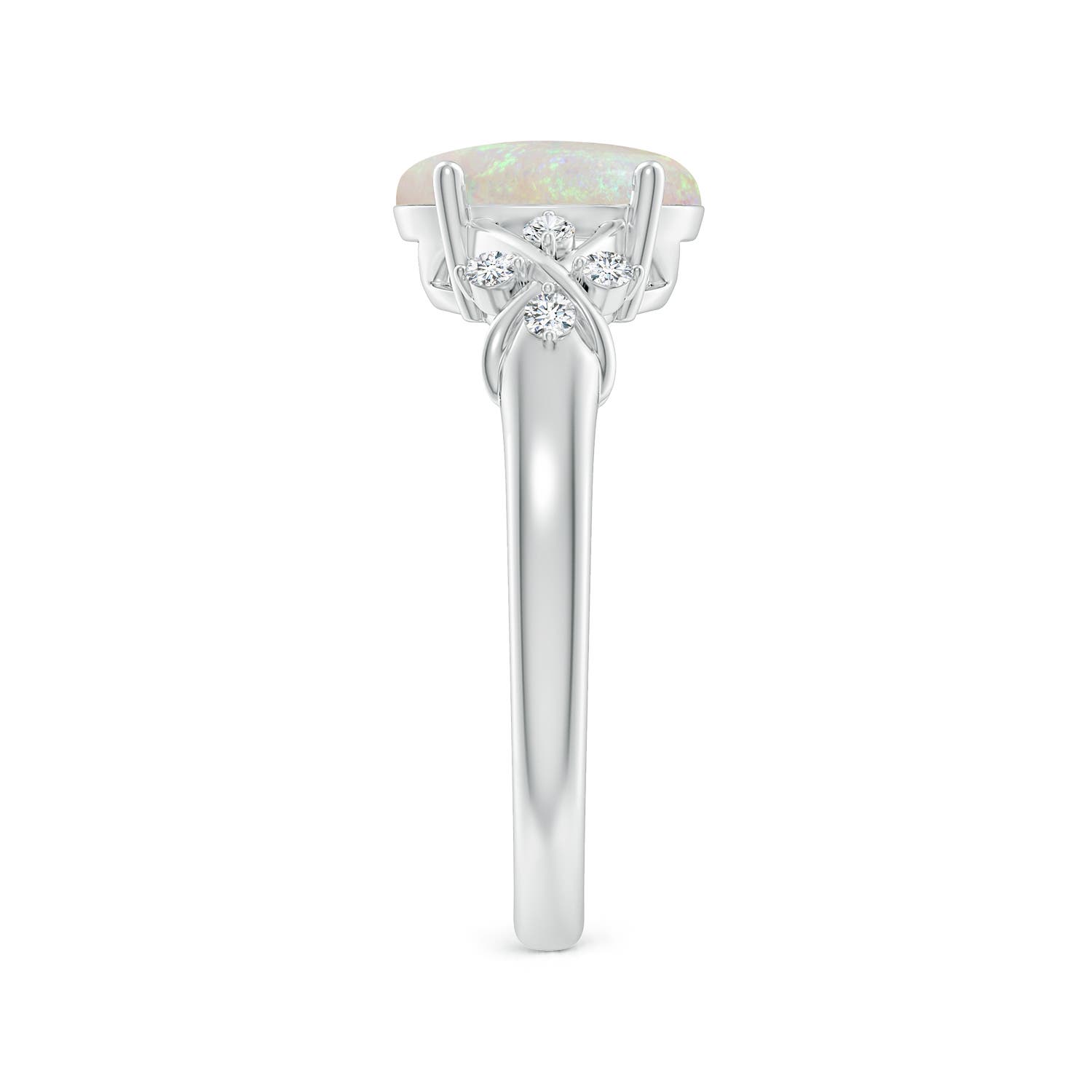 AA - Opal / 1.21 CT / 14 KT White Gold