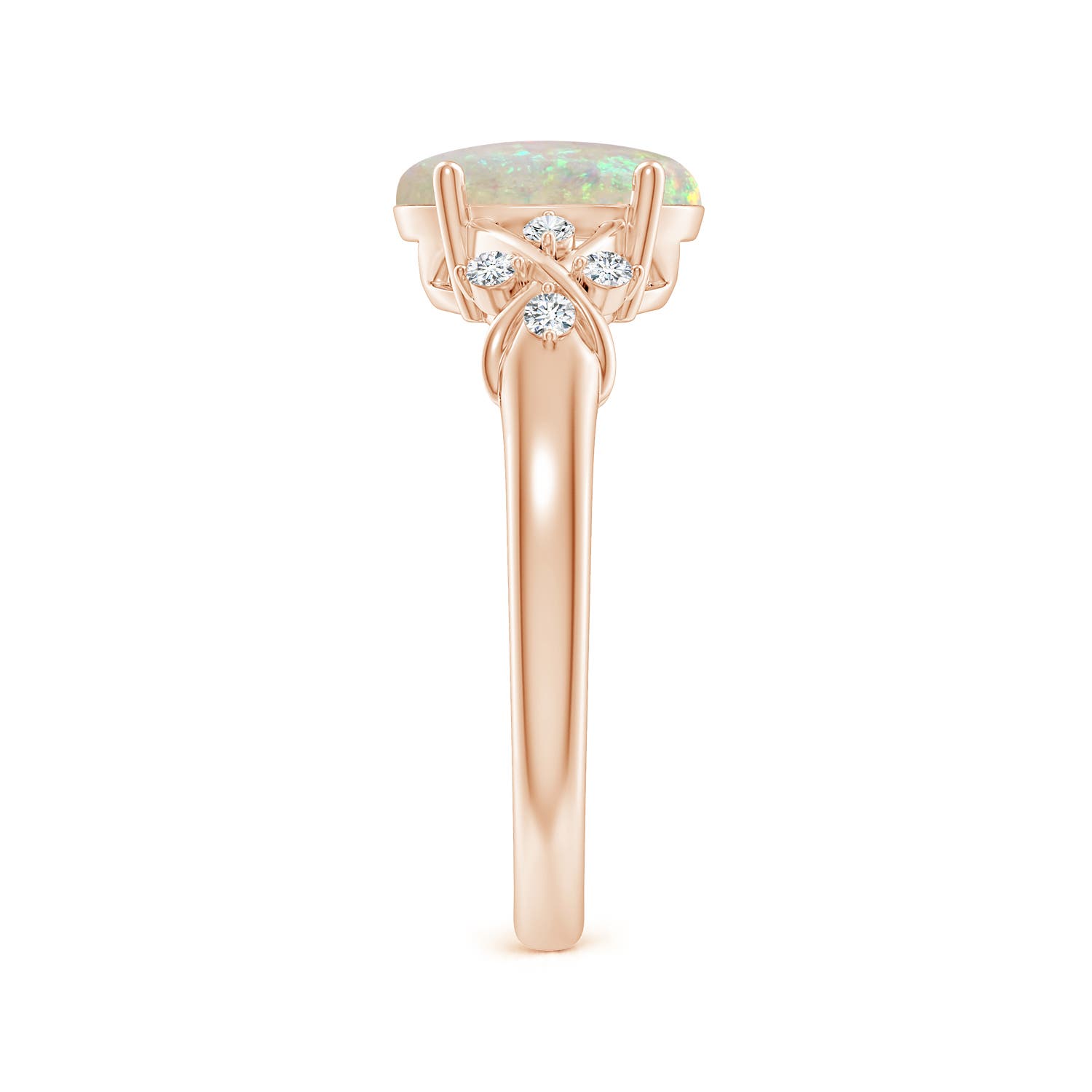 AAA - Opal / 1.21 CT / 14 KT Rose Gold