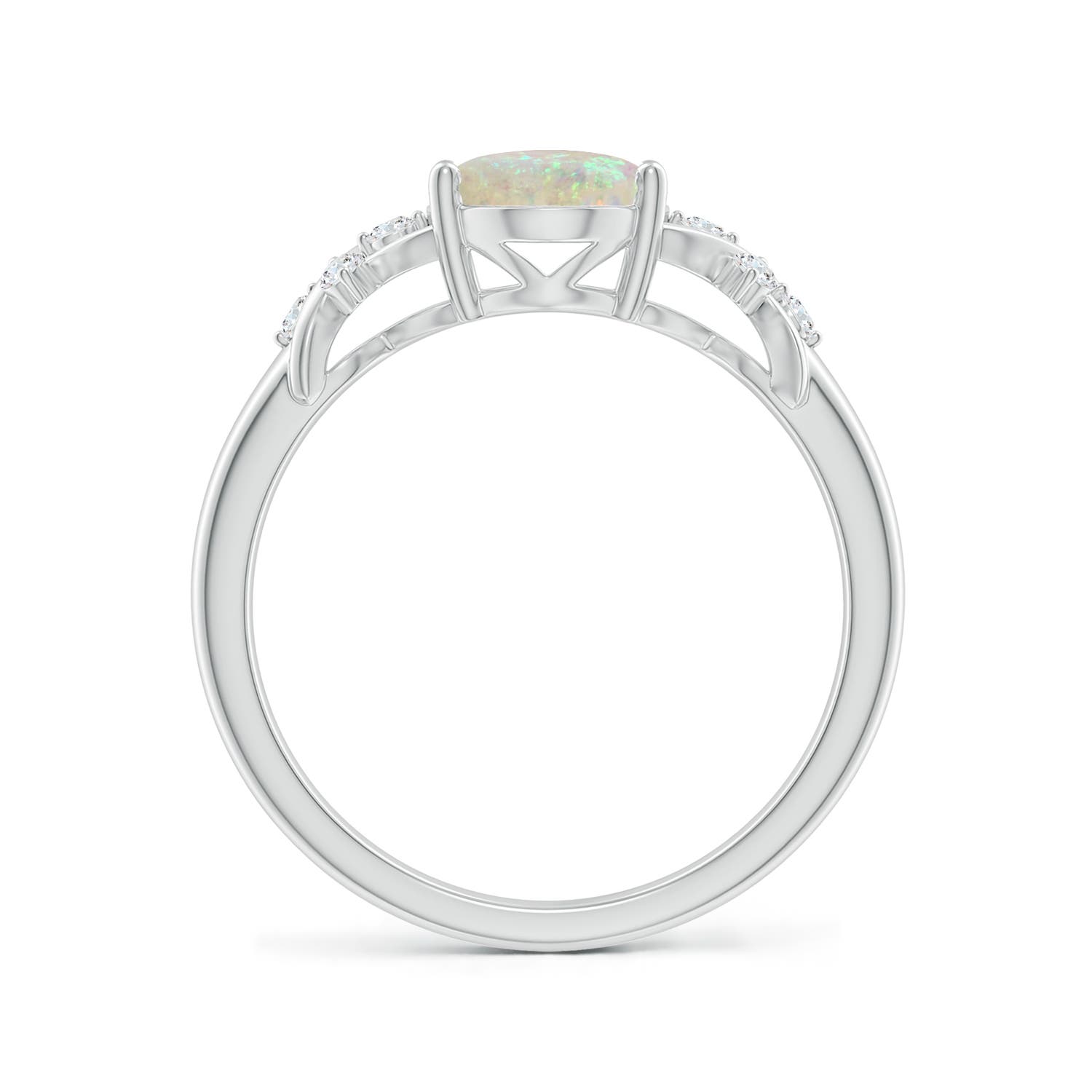 AAA - Opal / 1.21 CT / 14 KT White Gold