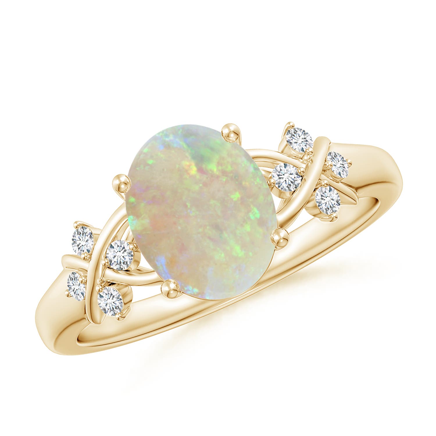 AAA - Opal / 1.21 CT / 14 KT Yellow Gold