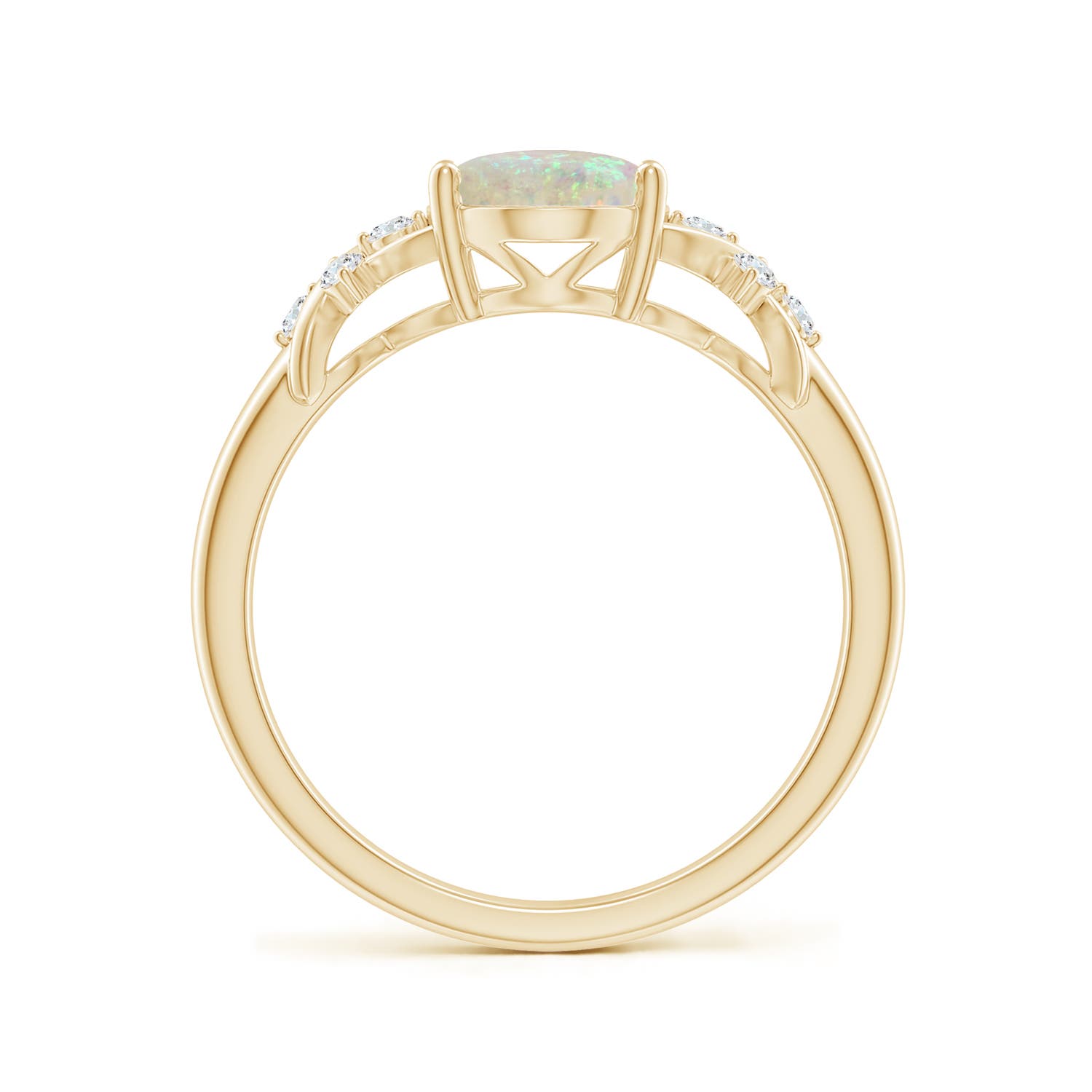 AAA - Opal / 1.21 CT / 14 KT Yellow Gold