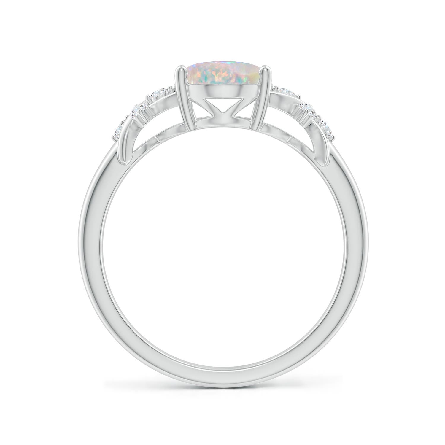 AAAA - Opal / 1.21 CT / 14 KT White Gold