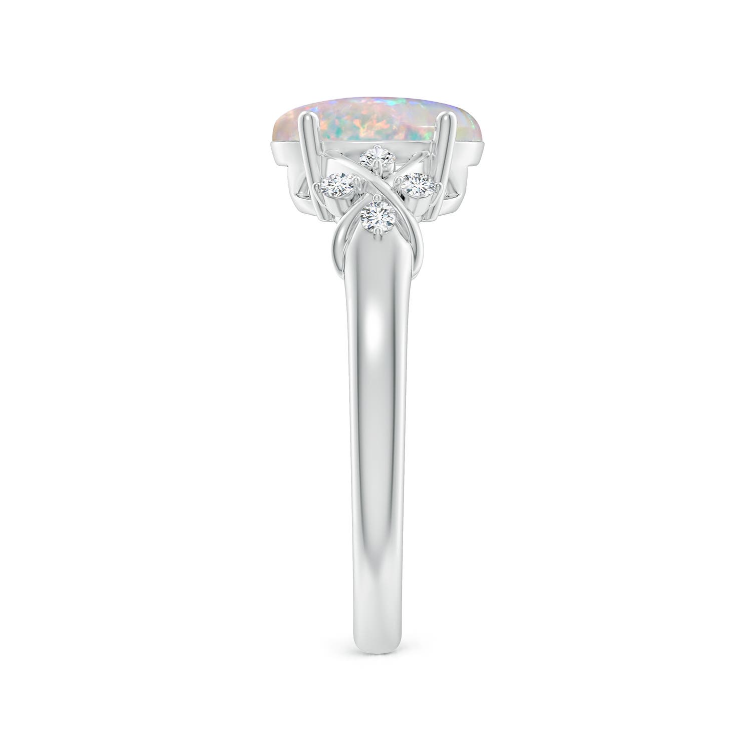 AAAA - Opal / 1.21 CT / 14 KT White Gold