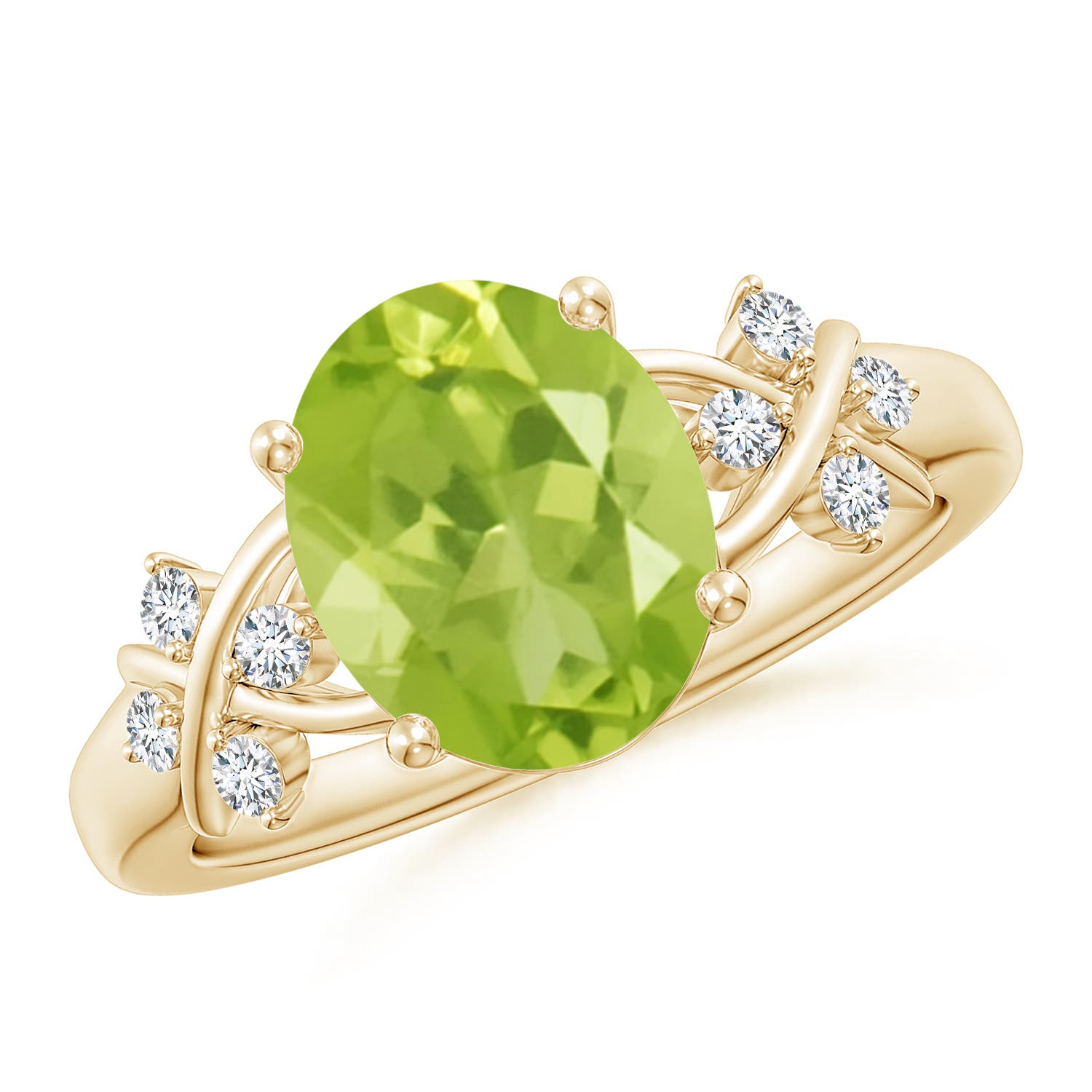 AA - Peridot / 2.77 CT / 14 KT Yellow Gold