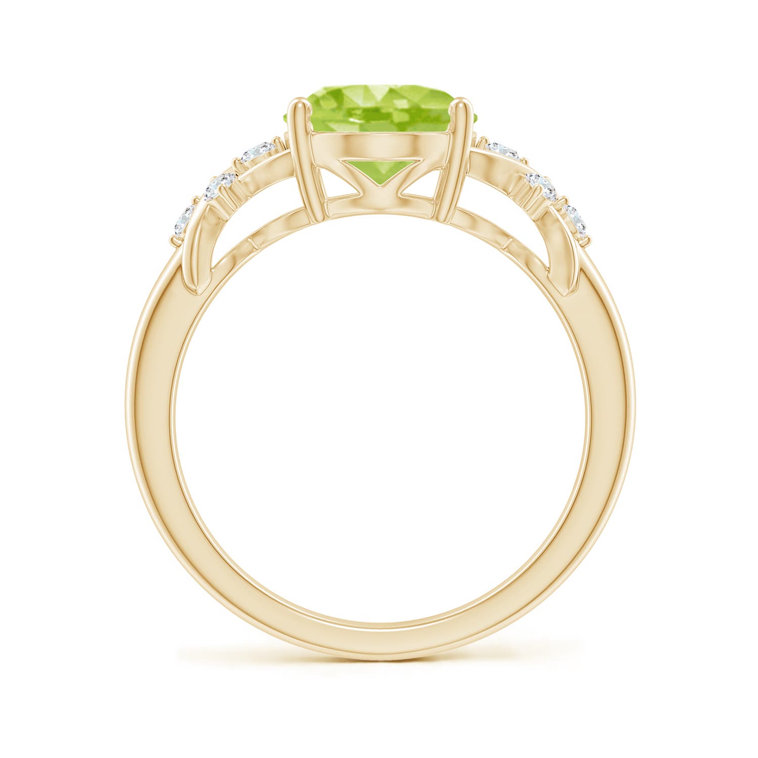 AA - Peridot / 2.77 CT / 14 KT Yellow Gold