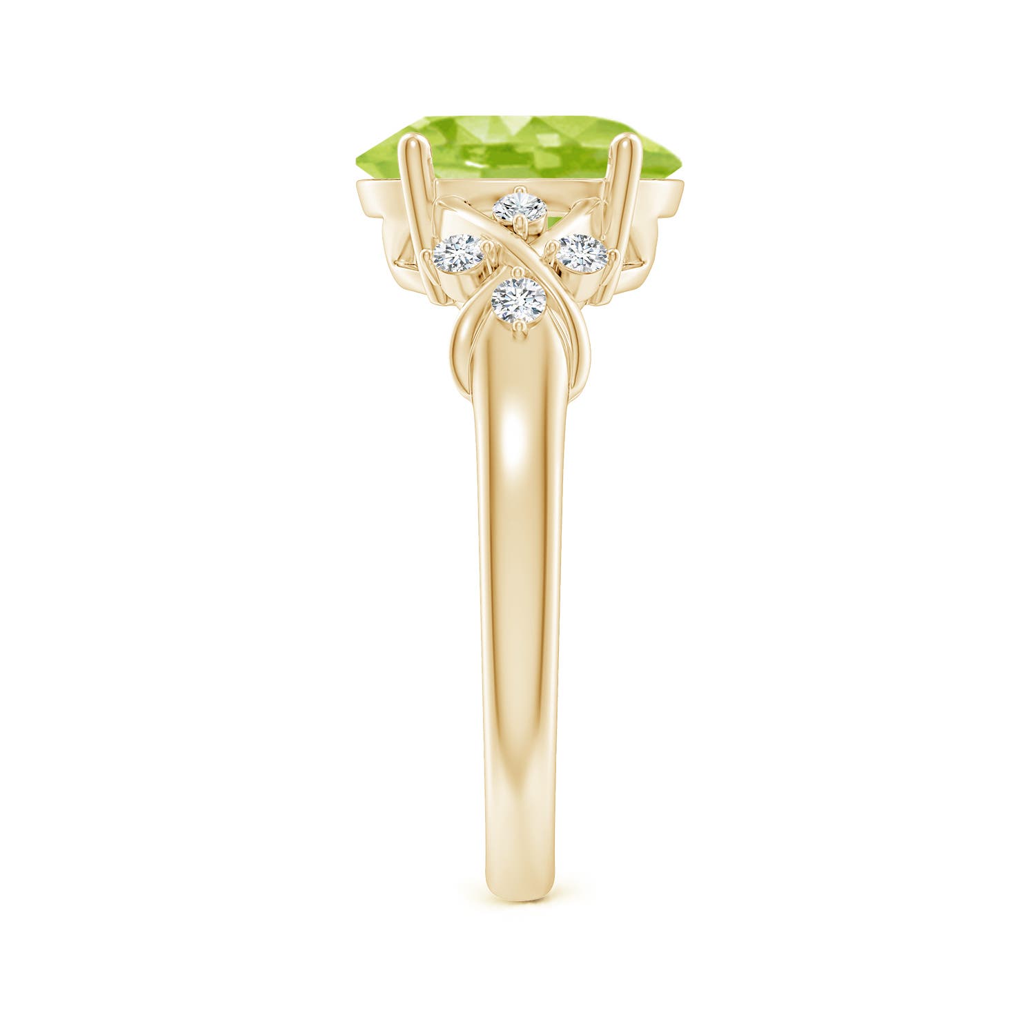 AA - Peridot / 2.77 CT / 14 KT Yellow Gold