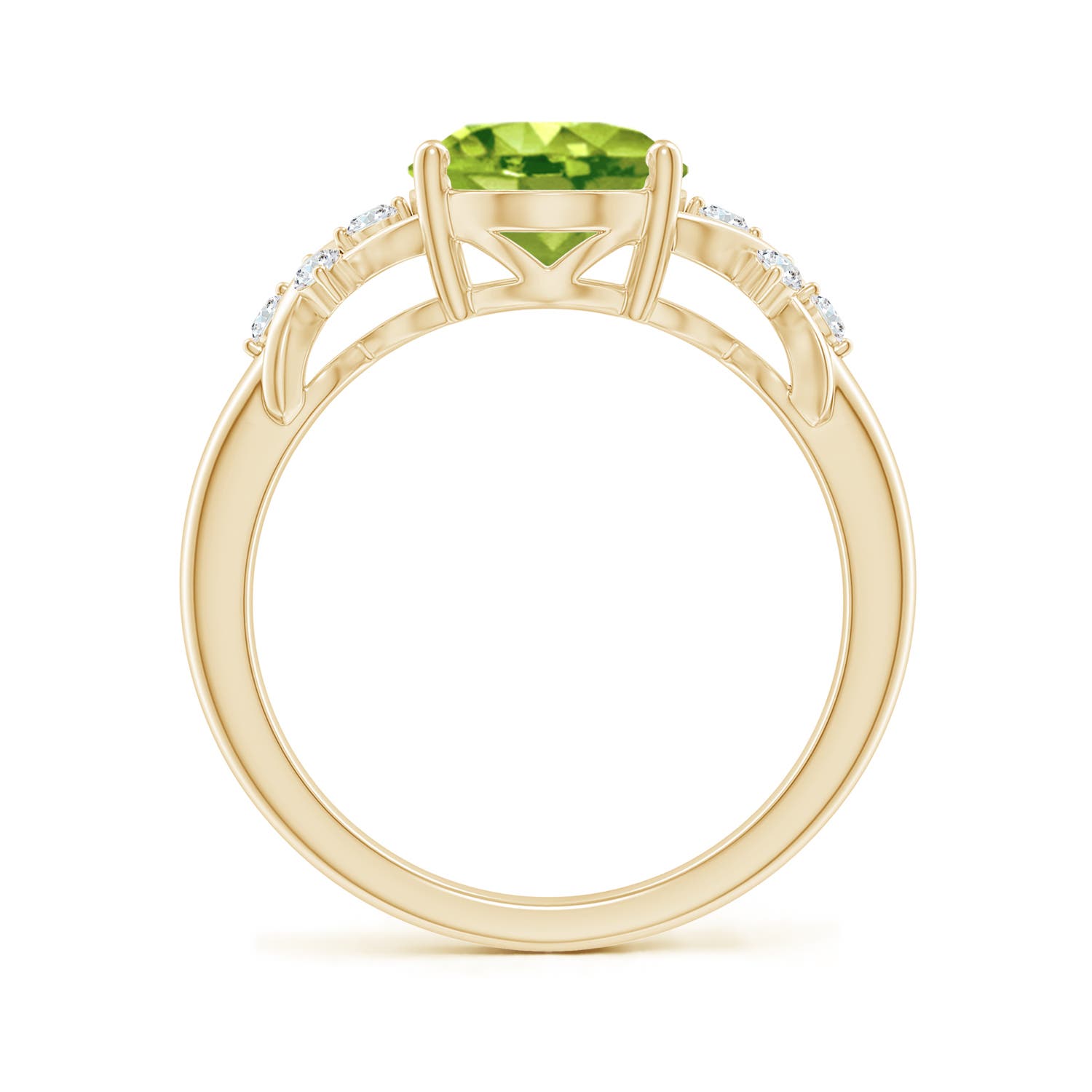 AAA - Peridot / 2.77 CT / 14 KT Yellow Gold