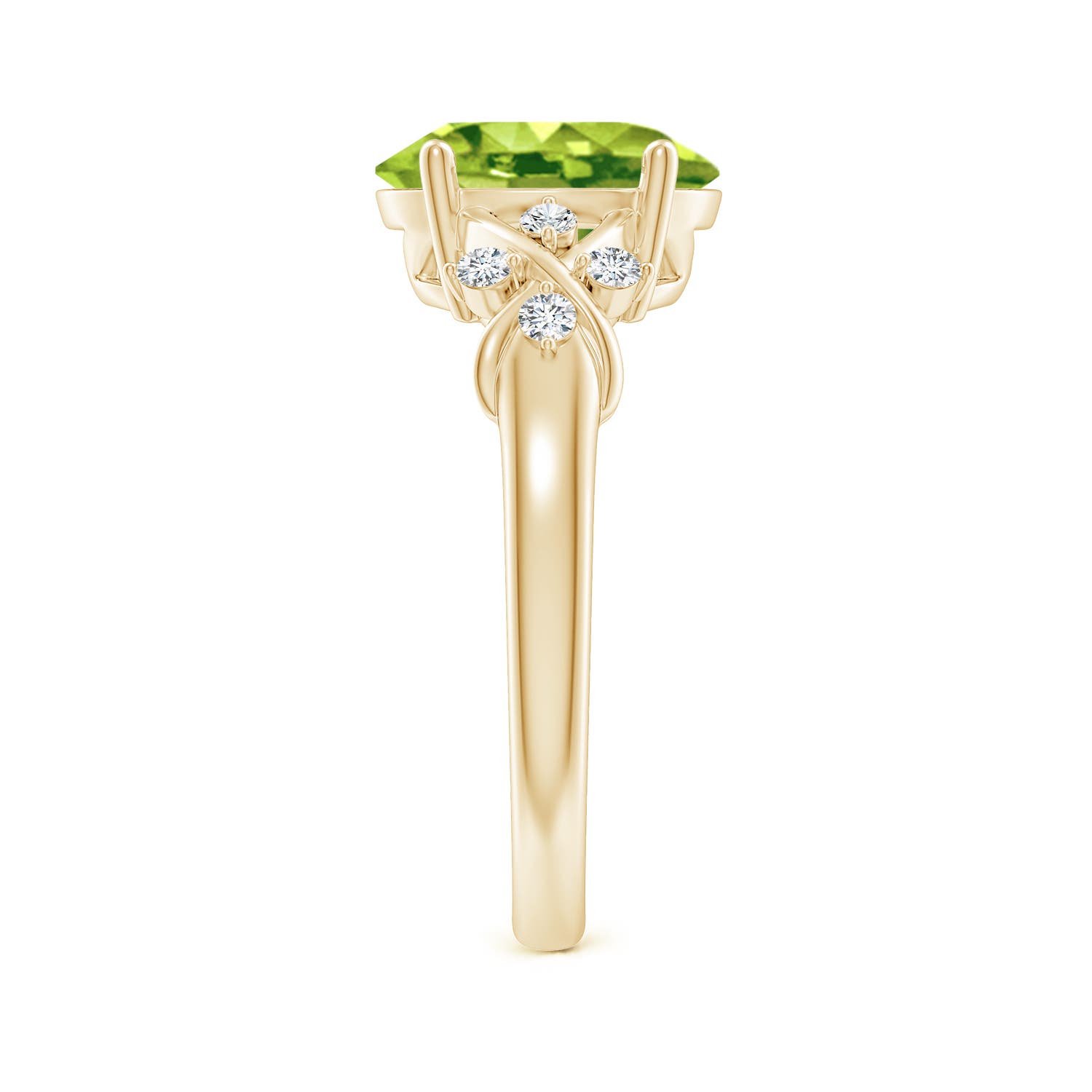 AAA - Peridot / 2.77 CT / 14 KT Yellow Gold