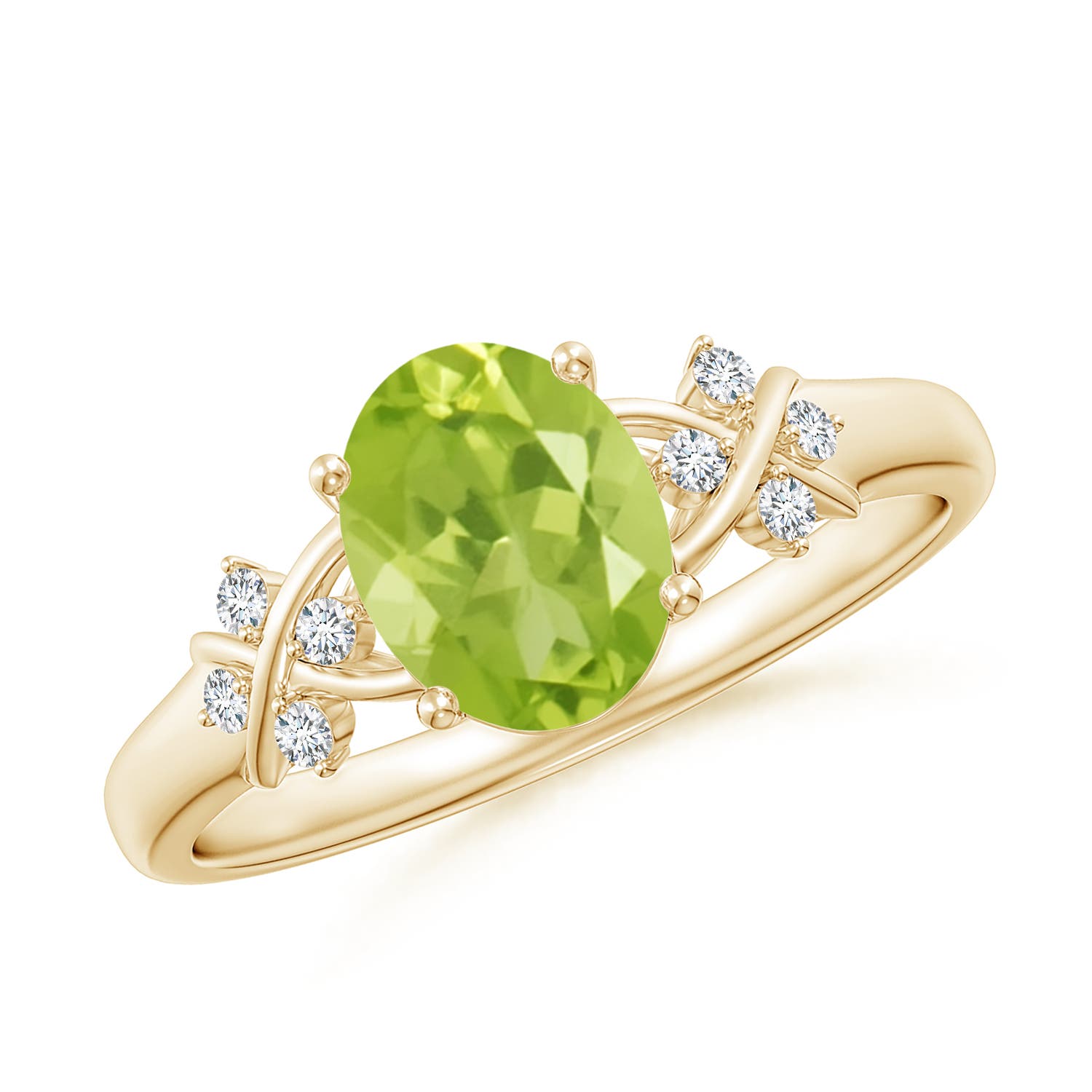 AA - Peridot / 1.43 CT / 14 KT Yellow Gold