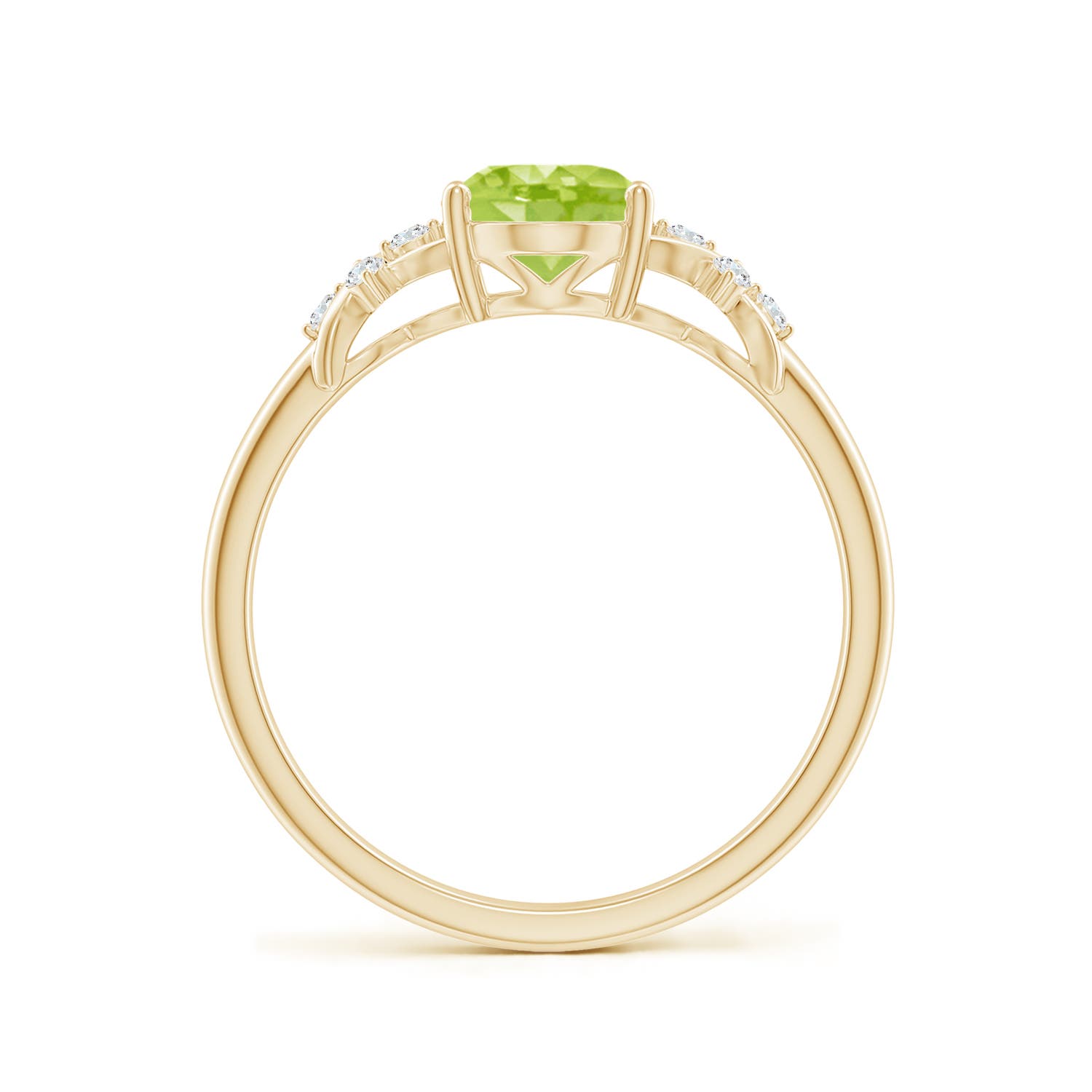 AA - Peridot / 1.43 CT / 14 KT Yellow Gold