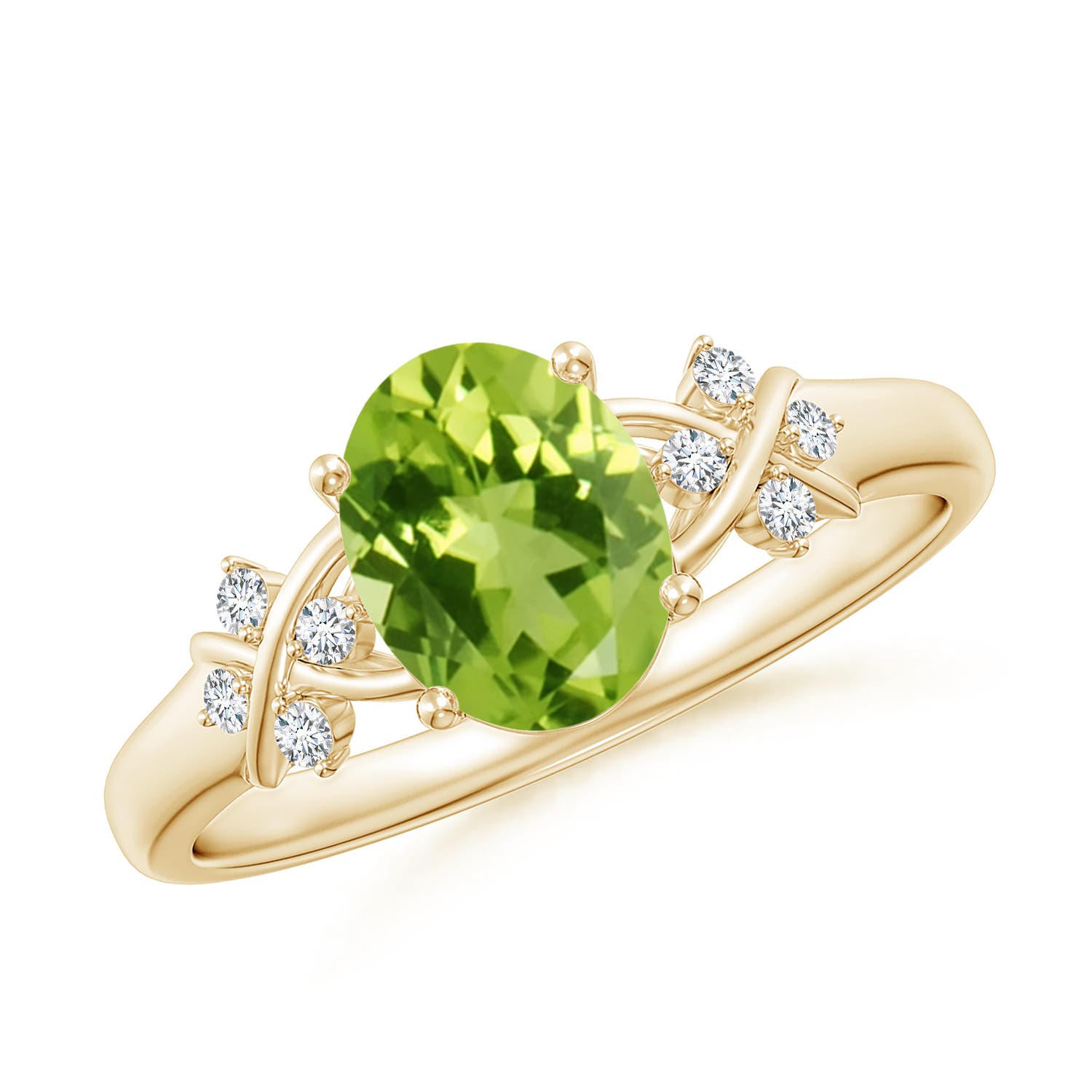 AAA - Peridot / 1.43 CT / 14 KT Yellow Gold