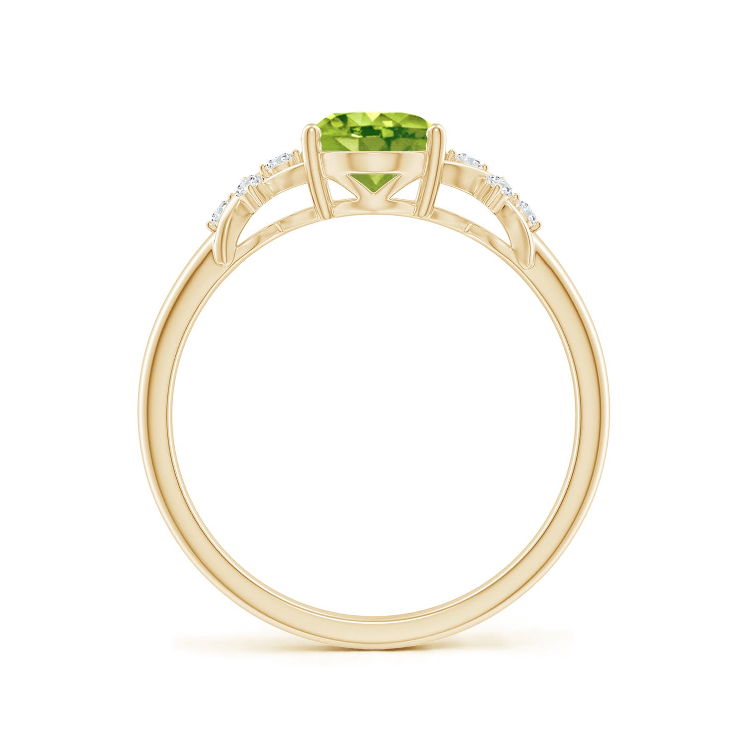 AAA - Peridot / 1.43 CT / 14 KT Yellow Gold