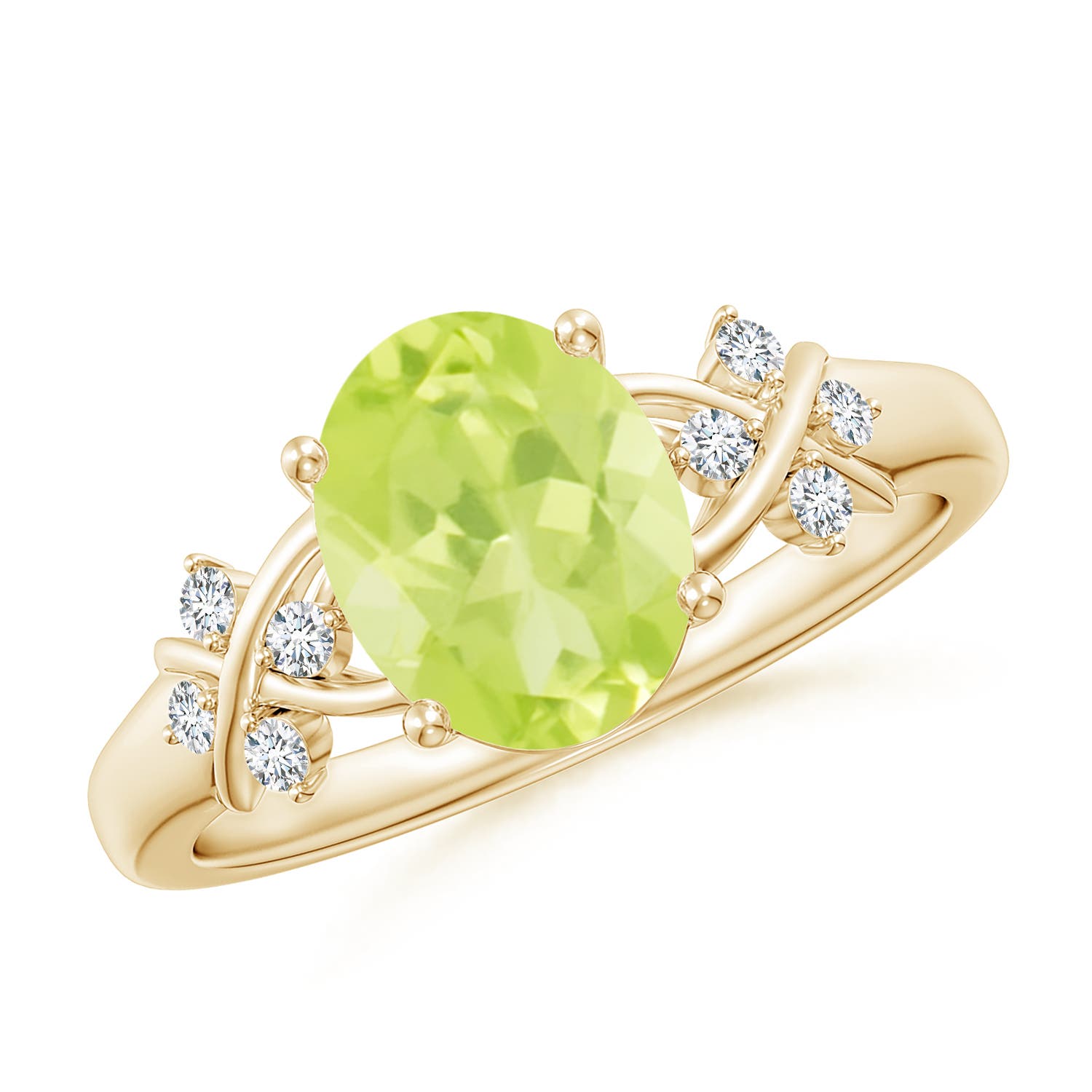 A - Peridot / 2.01 CT / 14 KT Yellow Gold