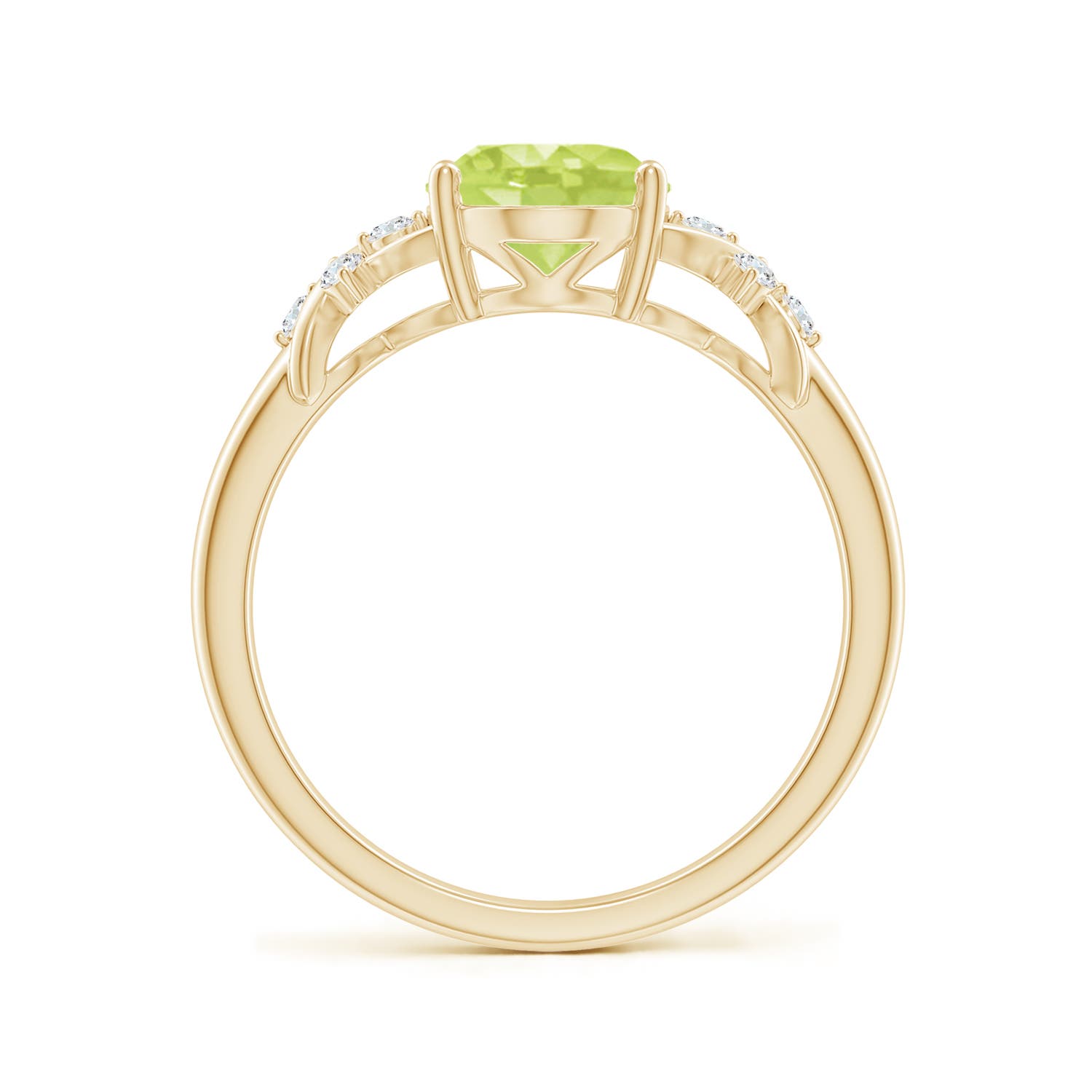 A - Peridot / 2.01 CT / 14 KT Yellow Gold