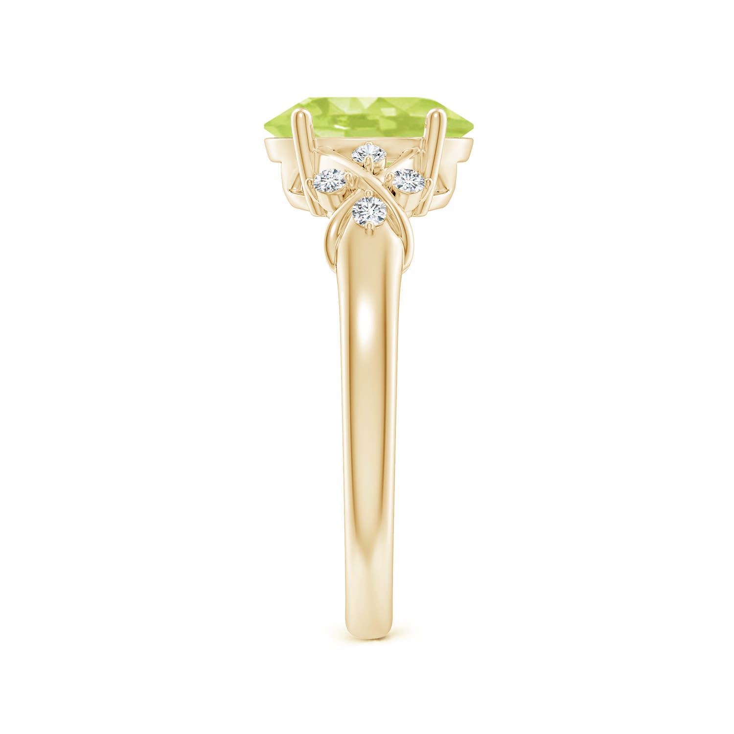 A - Peridot / 2.01 CT / 14 KT Yellow Gold