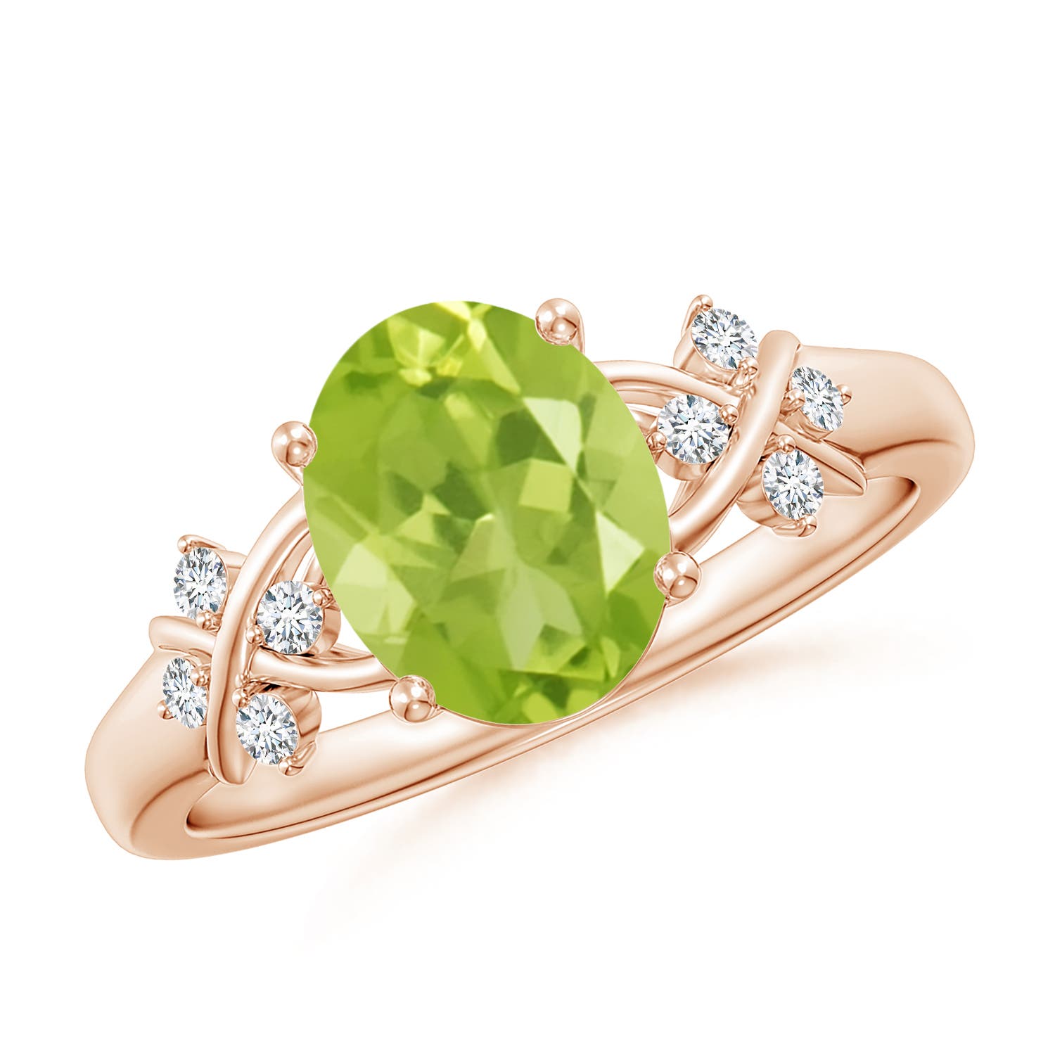 AA - Peridot / 2.01 CT / 14 KT Rose Gold