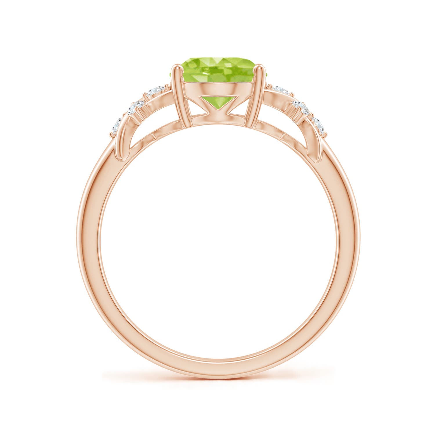 AA - Peridot / 2.01 CT / 14 KT Rose Gold