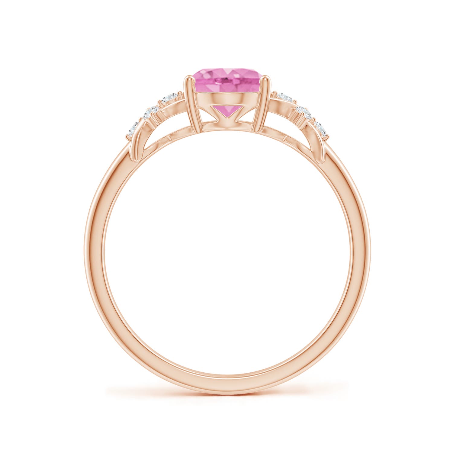 A - Pink Sapphire / 1.53 CT / 14 KT Rose Gold