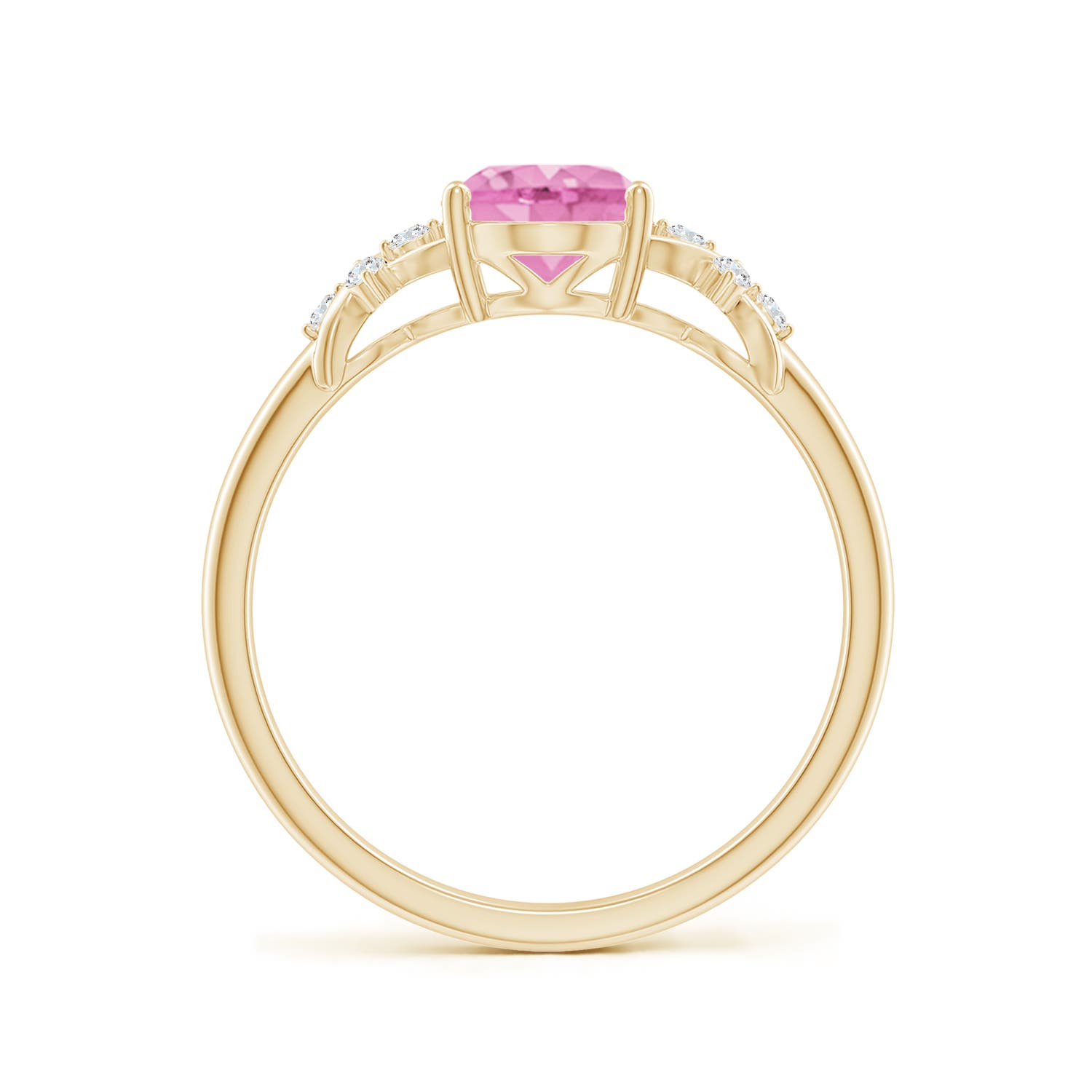 A - Pink Sapphire / 1.53 CT / 14 KT Yellow Gold