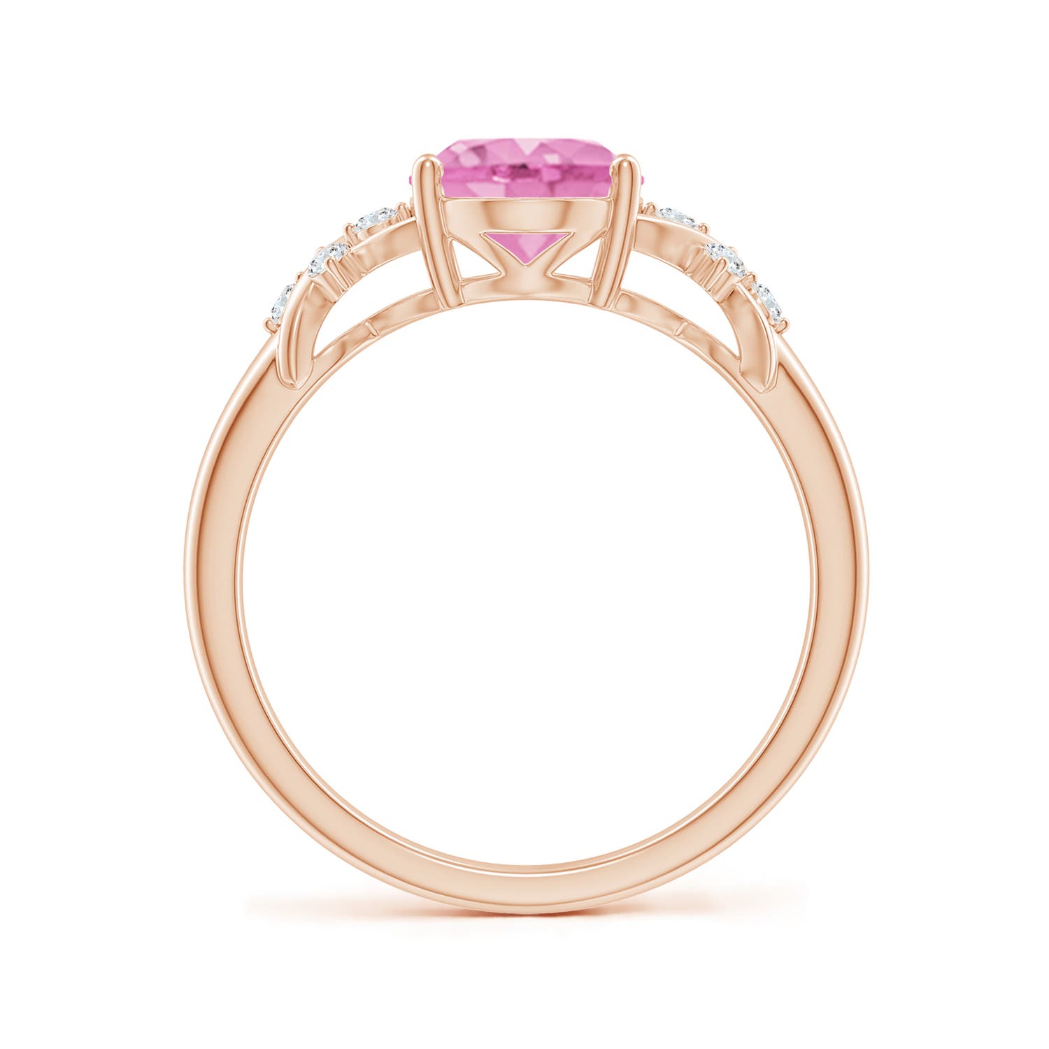 A - Pink Sapphire / 2.01 CT / 14 KT Rose Gold