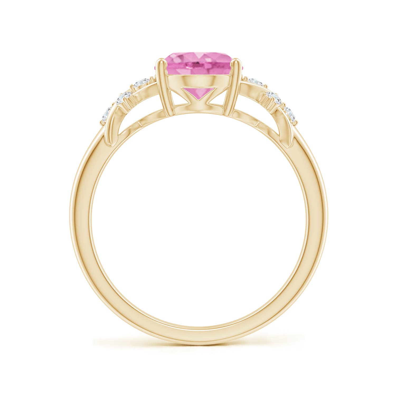 A - Pink Sapphire / 2.01 CT / 14 KT Yellow Gold