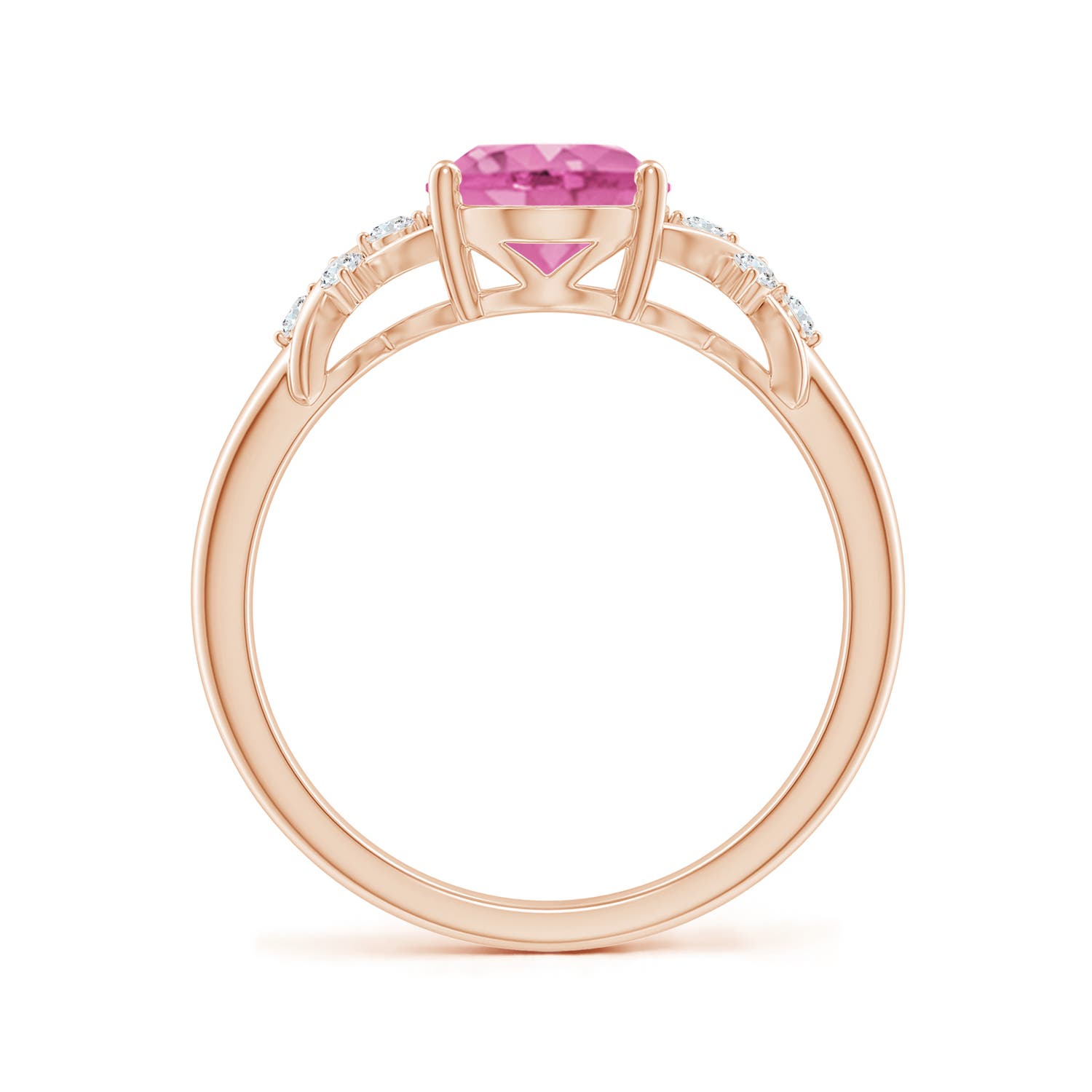 AA - Pink Sapphire / 2.01 CT / 14 KT Rose Gold