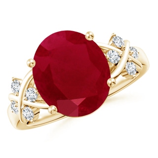 Oval AA Ruby