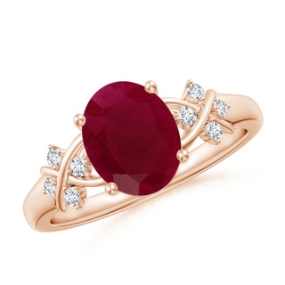Oval A Ruby