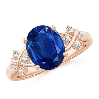 Oval AAA Blue Sapphire