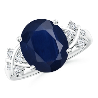 Oval A Blue Sapphire