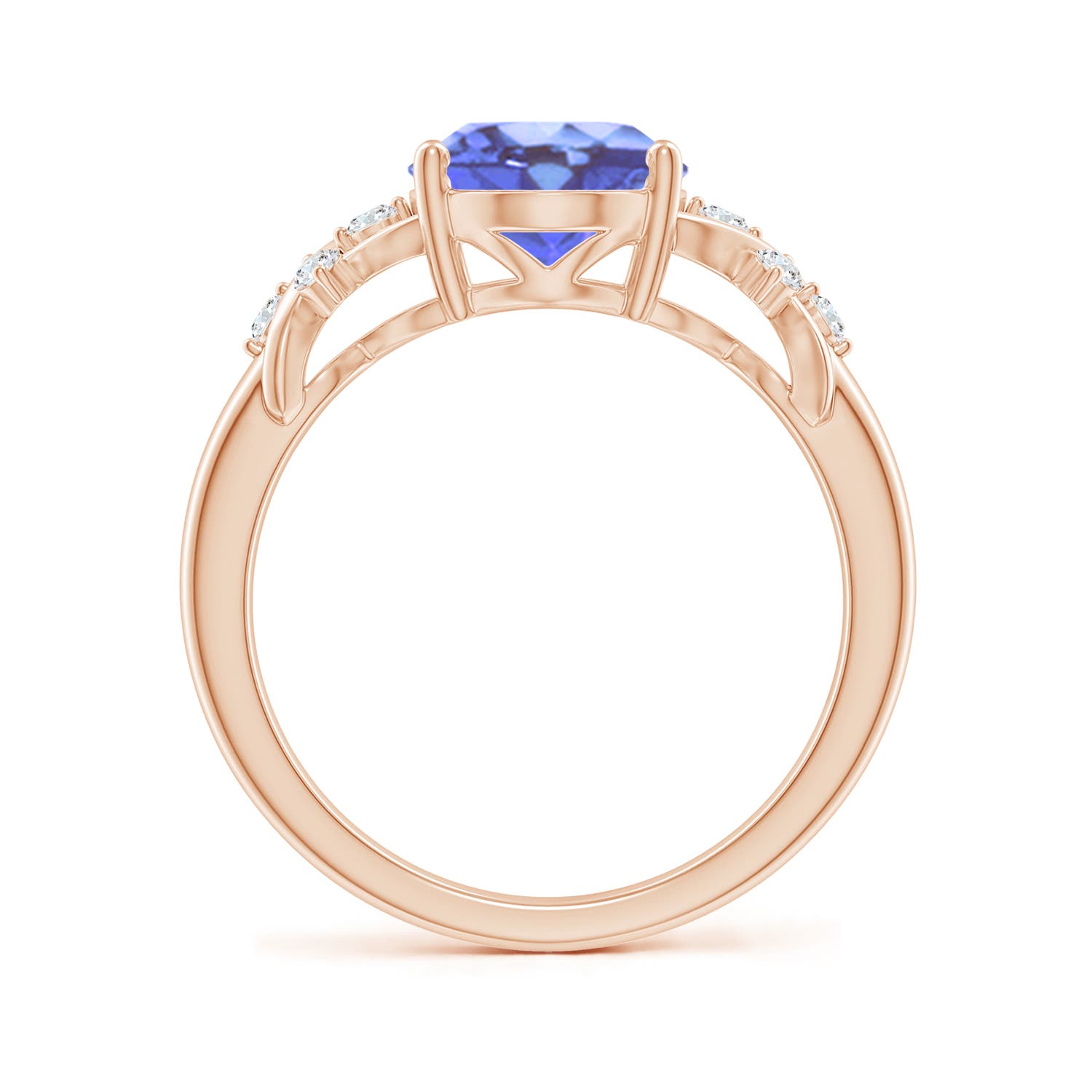 A - Tanzanite / 3.07 CT / 14 KT Rose Gold