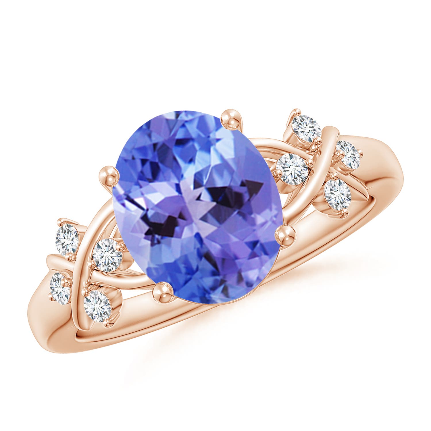 AA - Tanzanite / 3.07 CT / 14 KT Rose Gold