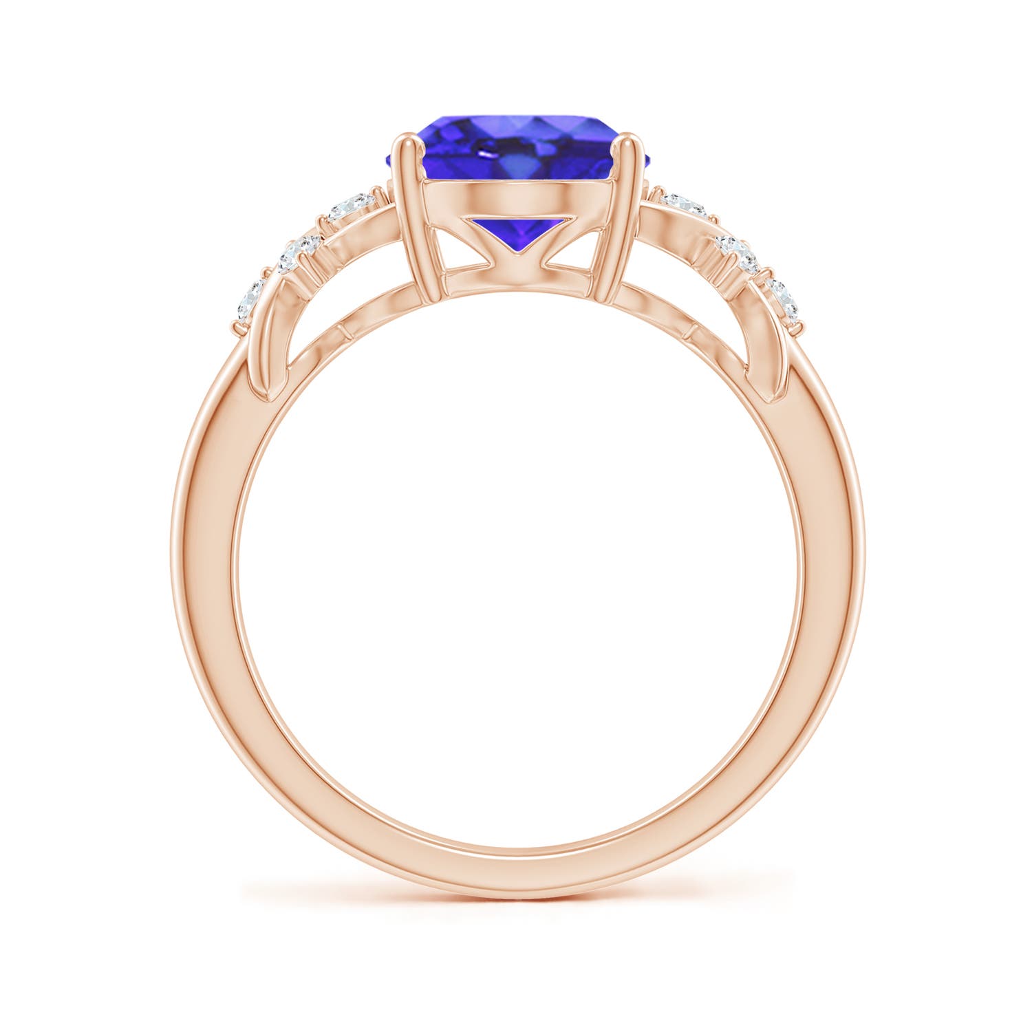 AA - Tanzanite / 3.07 CT / 14 KT Rose Gold