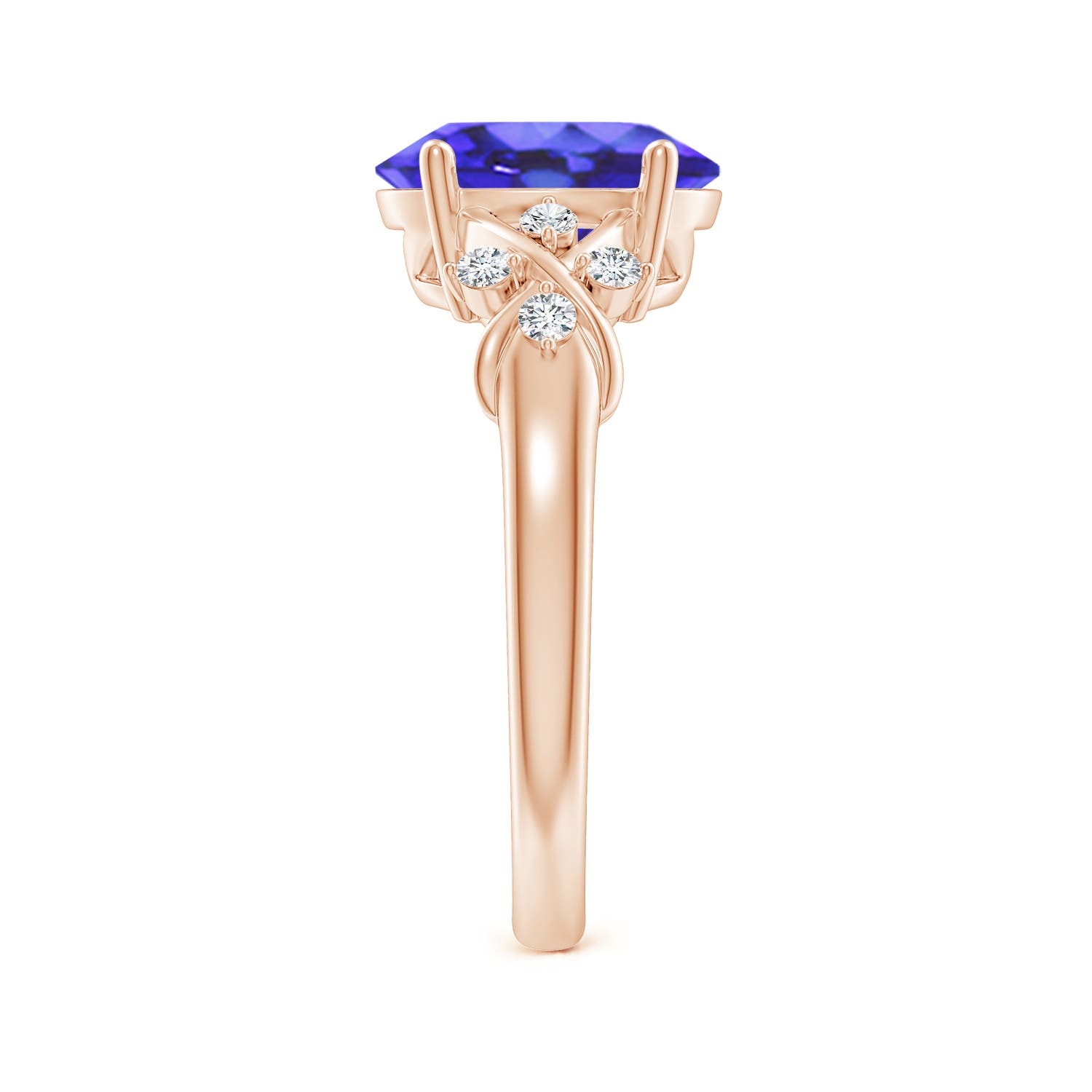 AA - Tanzanite / 3.07 CT / 14 KT Rose Gold