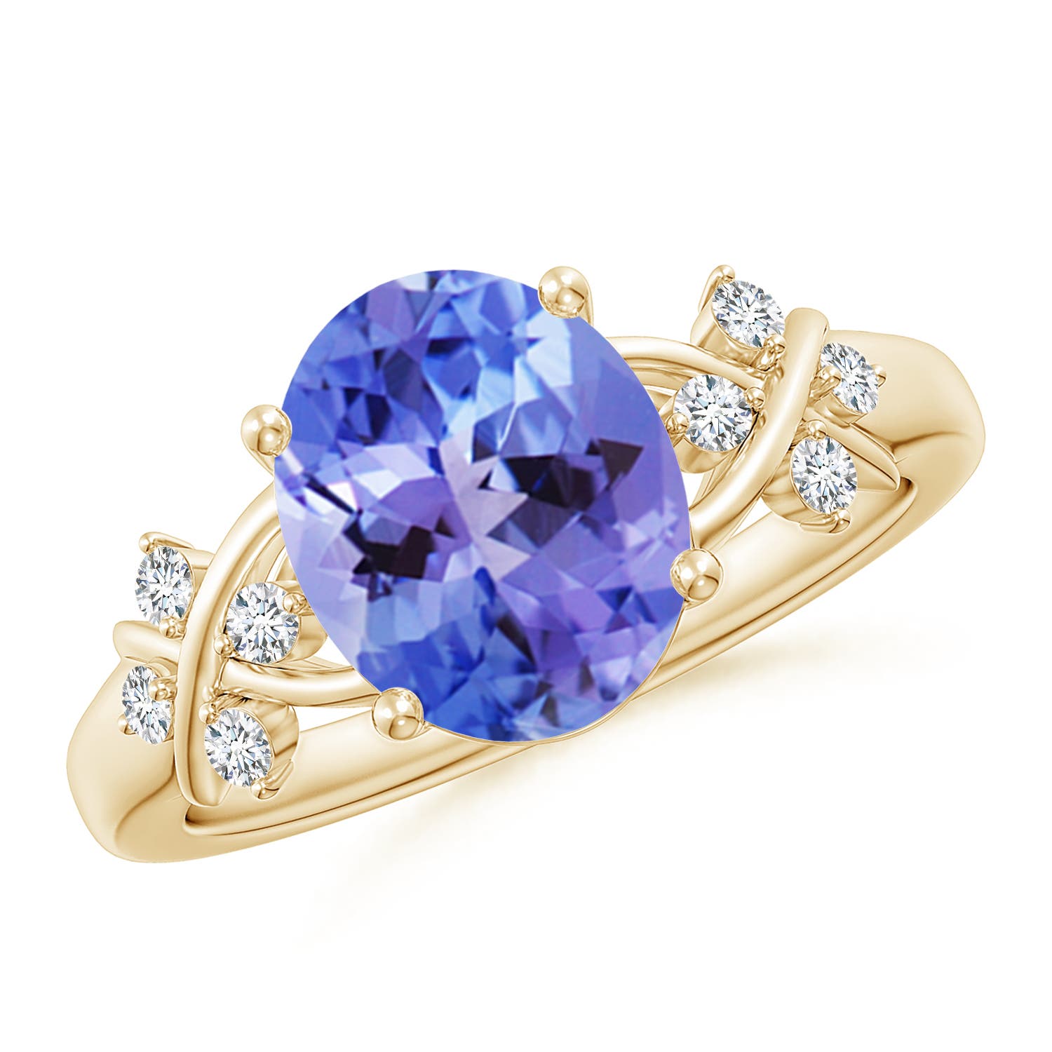 AA - Tanzanite / 3.07 CT / 14 KT Yellow Gold