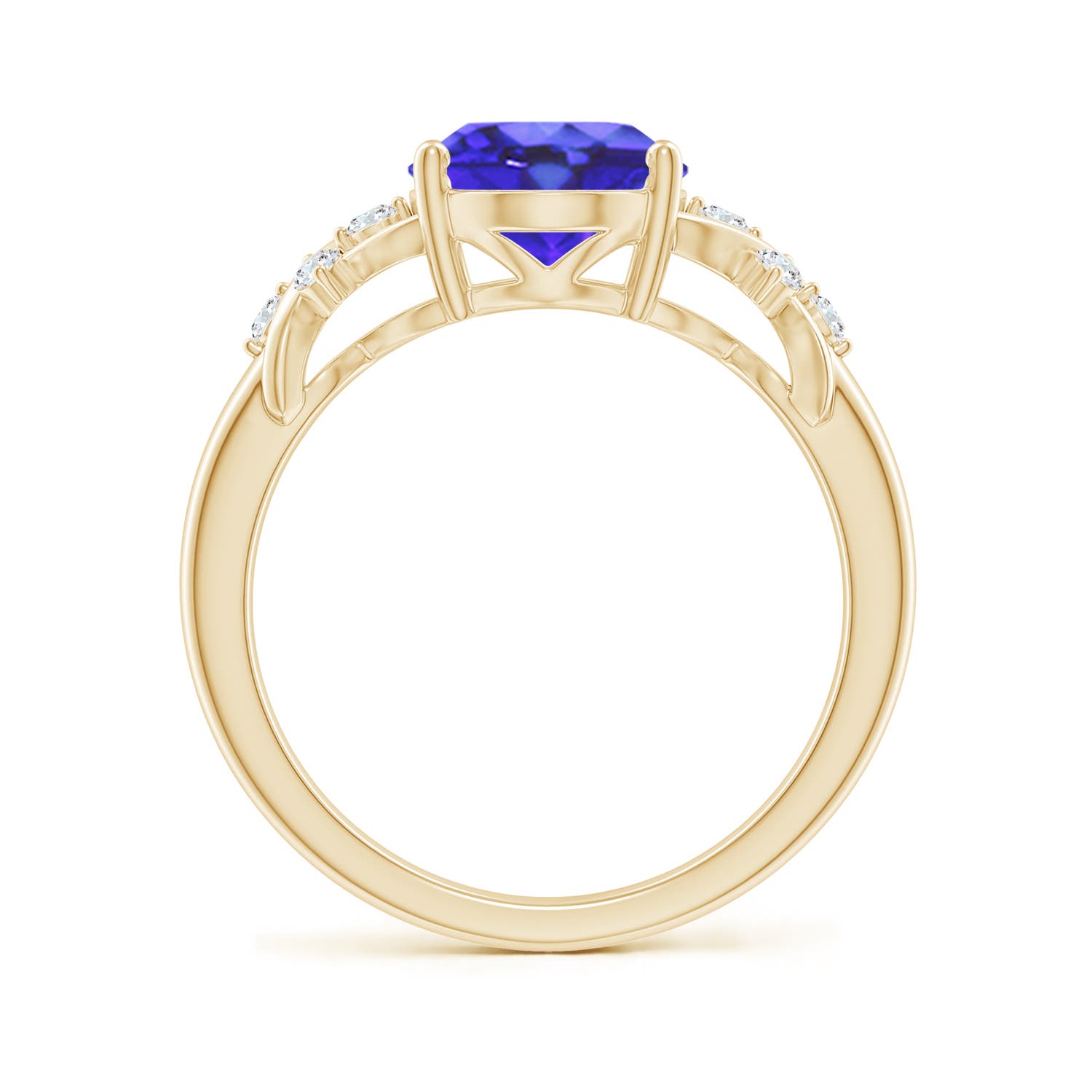 AA - Tanzanite / 3.07 CT / 14 KT Yellow Gold