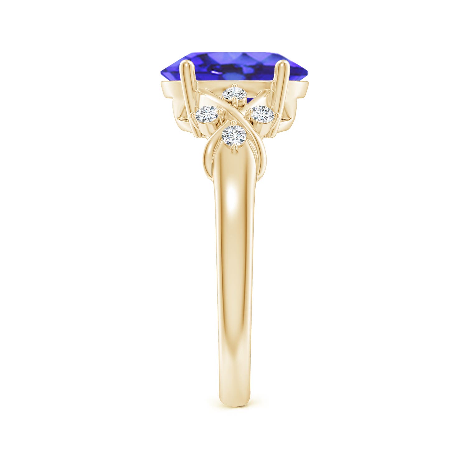 AA - Tanzanite / 3.07 CT / 14 KT Yellow Gold