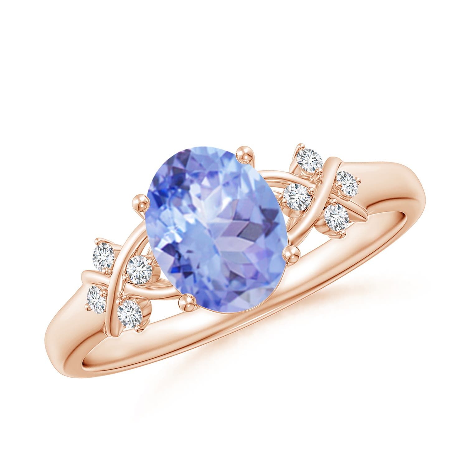 A - Tanzanite / 1.33 CT / 14 KT Rose Gold