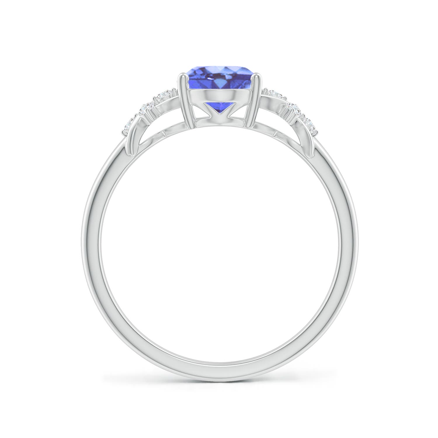 A - Tanzanite / 1.33 CT / 14 KT White Gold