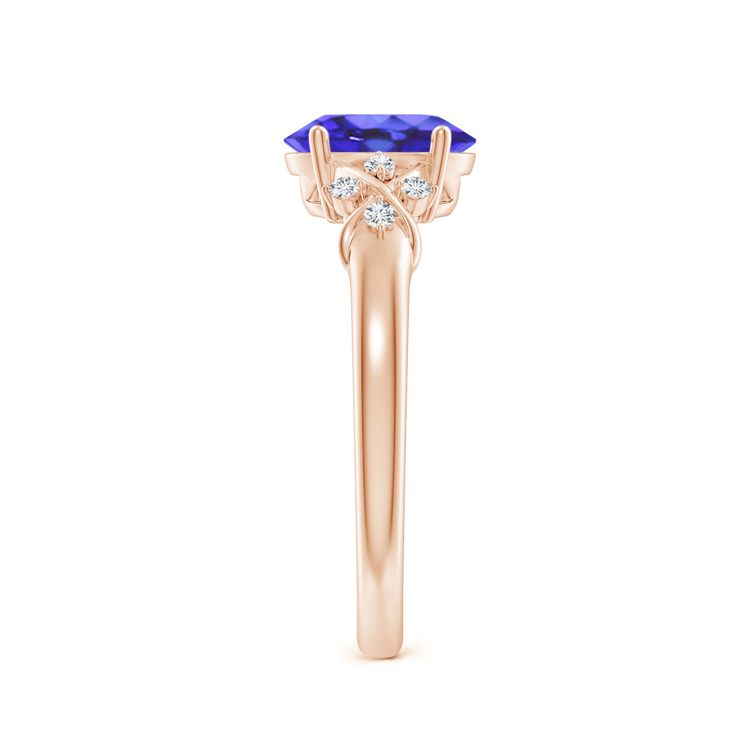 AA - Tanzanite / 1.33 CT / 14 KT Rose Gold