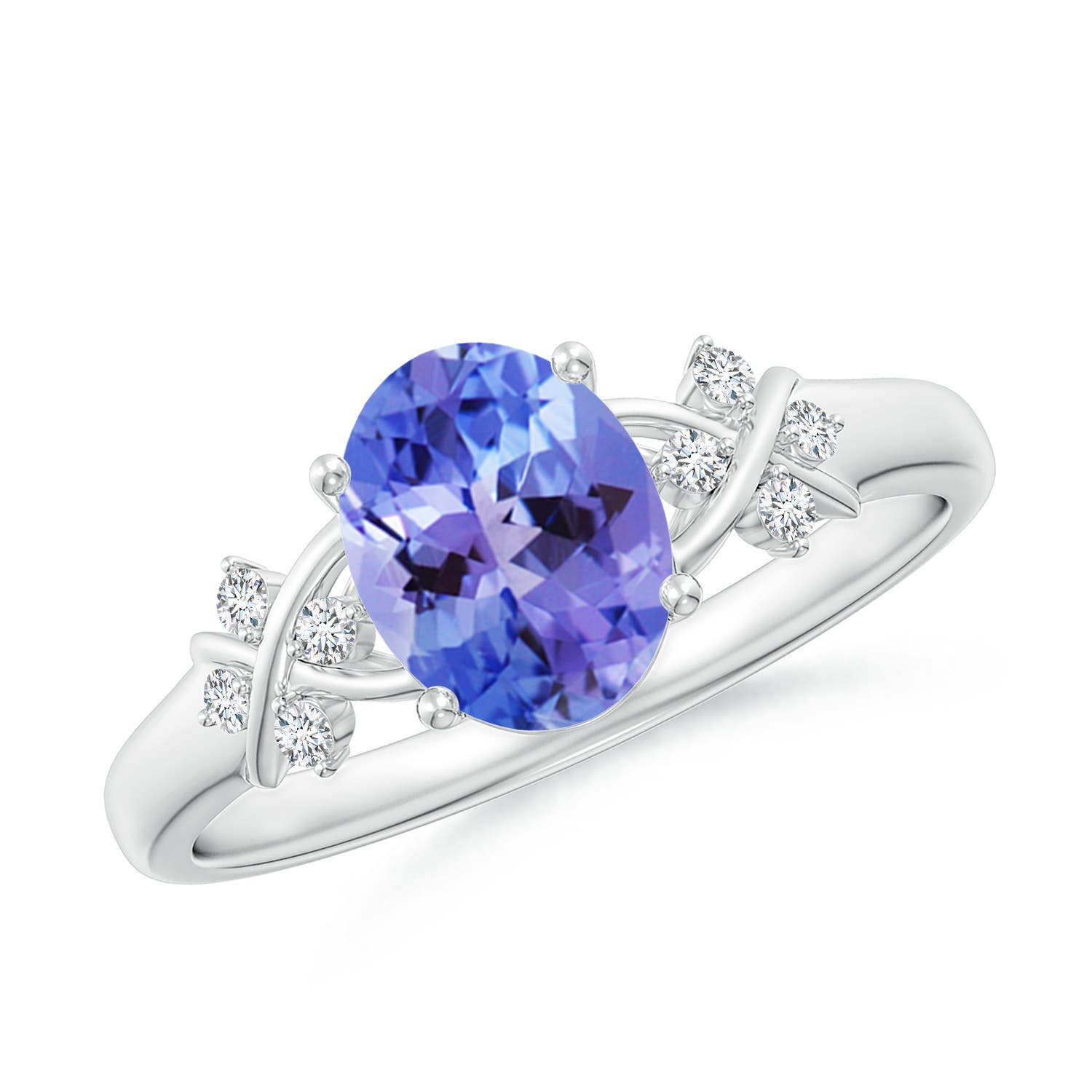 AA - Tanzanite / 1.33 CT / 14 KT White Gold